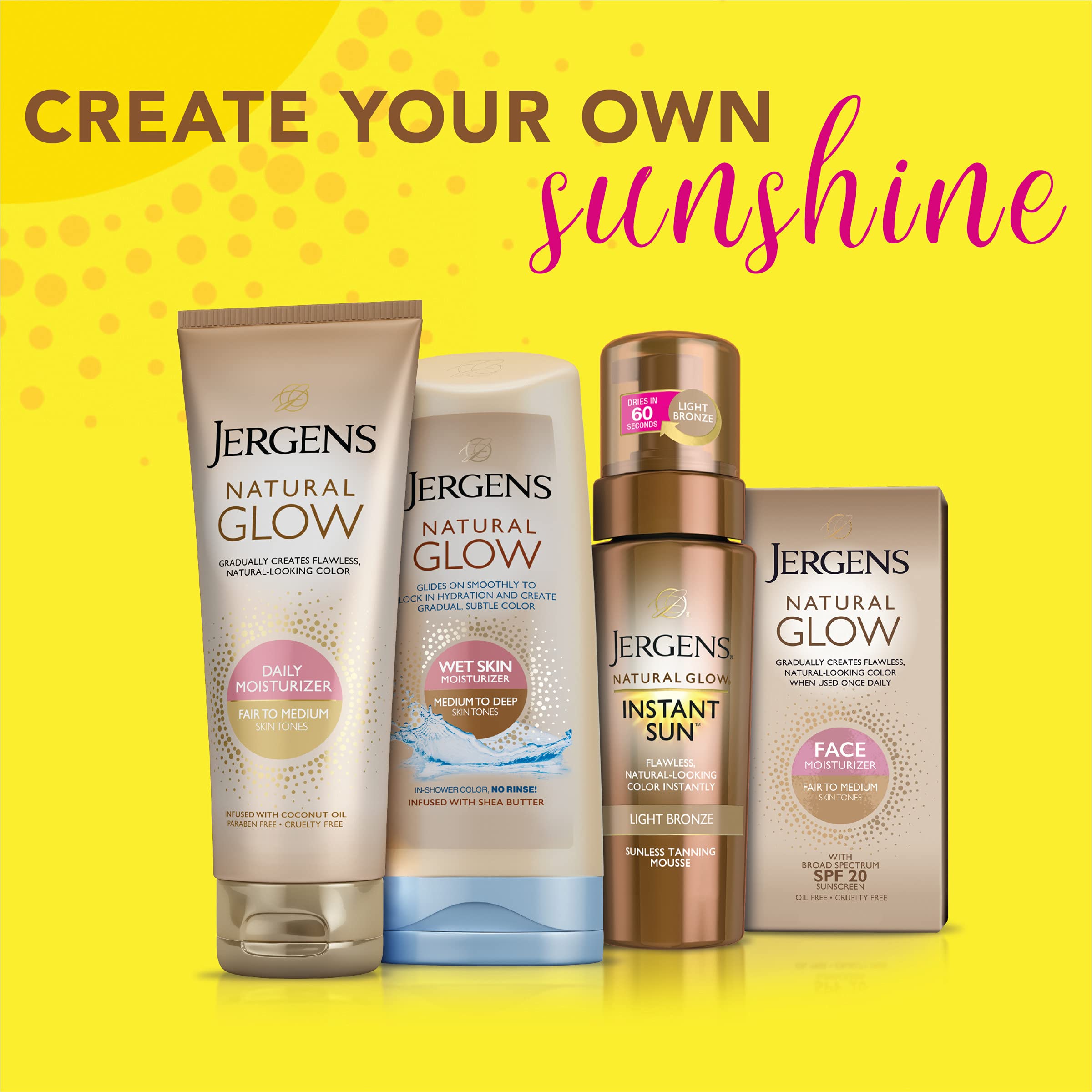 Foto 8 pulgar | Hidratante Facial Autobronceador Jergens Natural Glow Spf 20 - Venta Internacional.