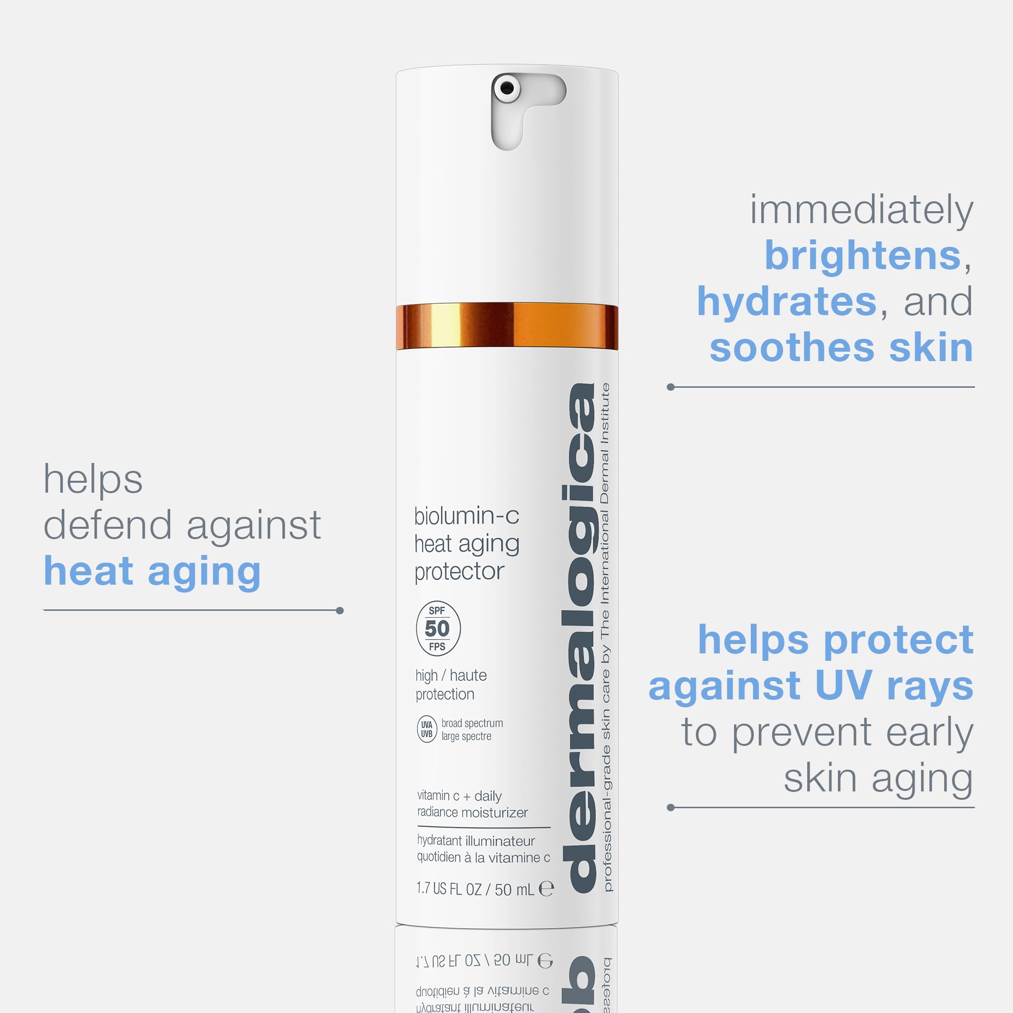 Foto 2 | Crema Hidratante Dermalogica Biolumin-c Heat Aging Spf 50 50 Ml - Venta Internacional.