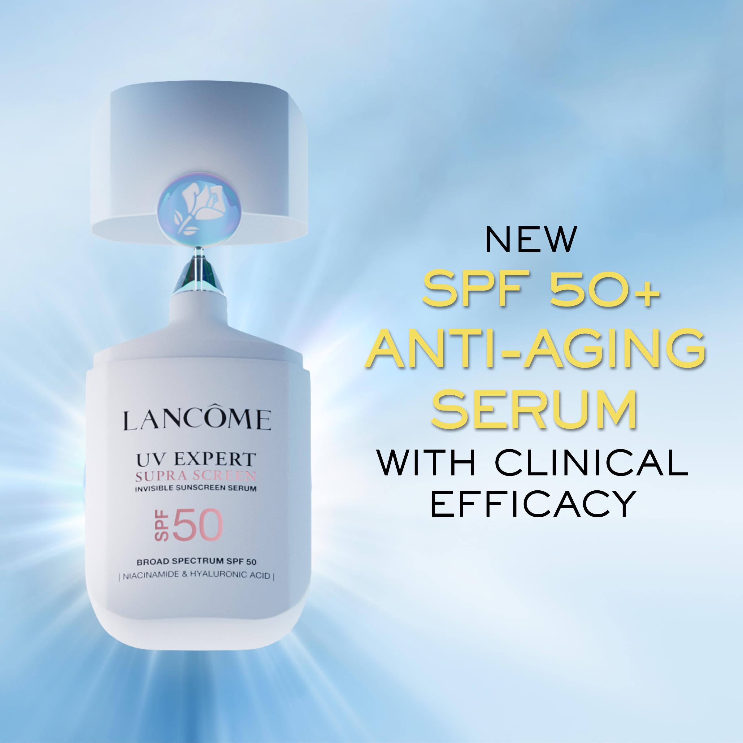 Foto 2 | Crema Solar Supra Screen Invisible Serum De Lancôme, Spf 50+, 30 Ml - Venta Internacional.