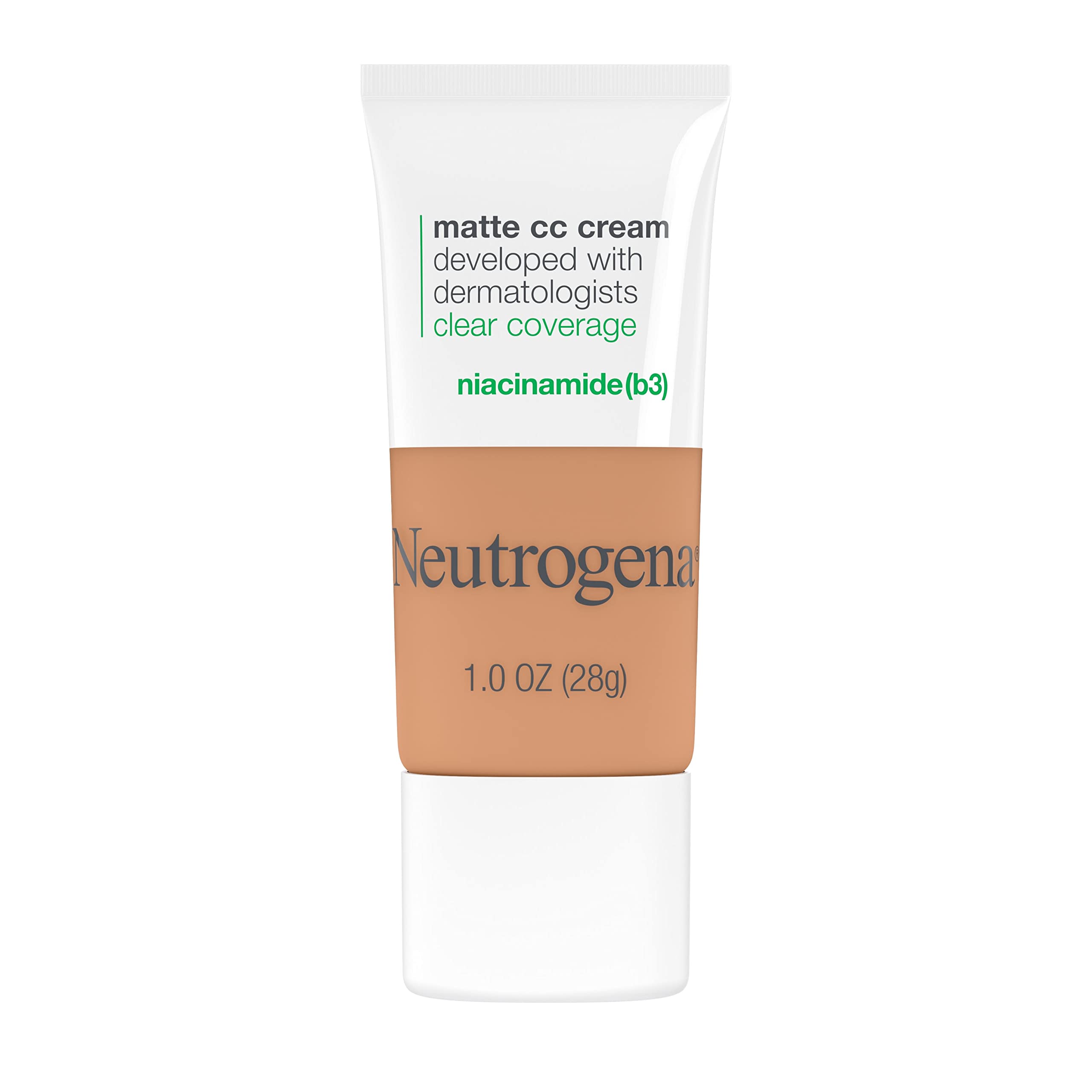 Cc Cream Neutrogena Clear Coverage Flawless Dorado Mate 28 g - Venta Internacional