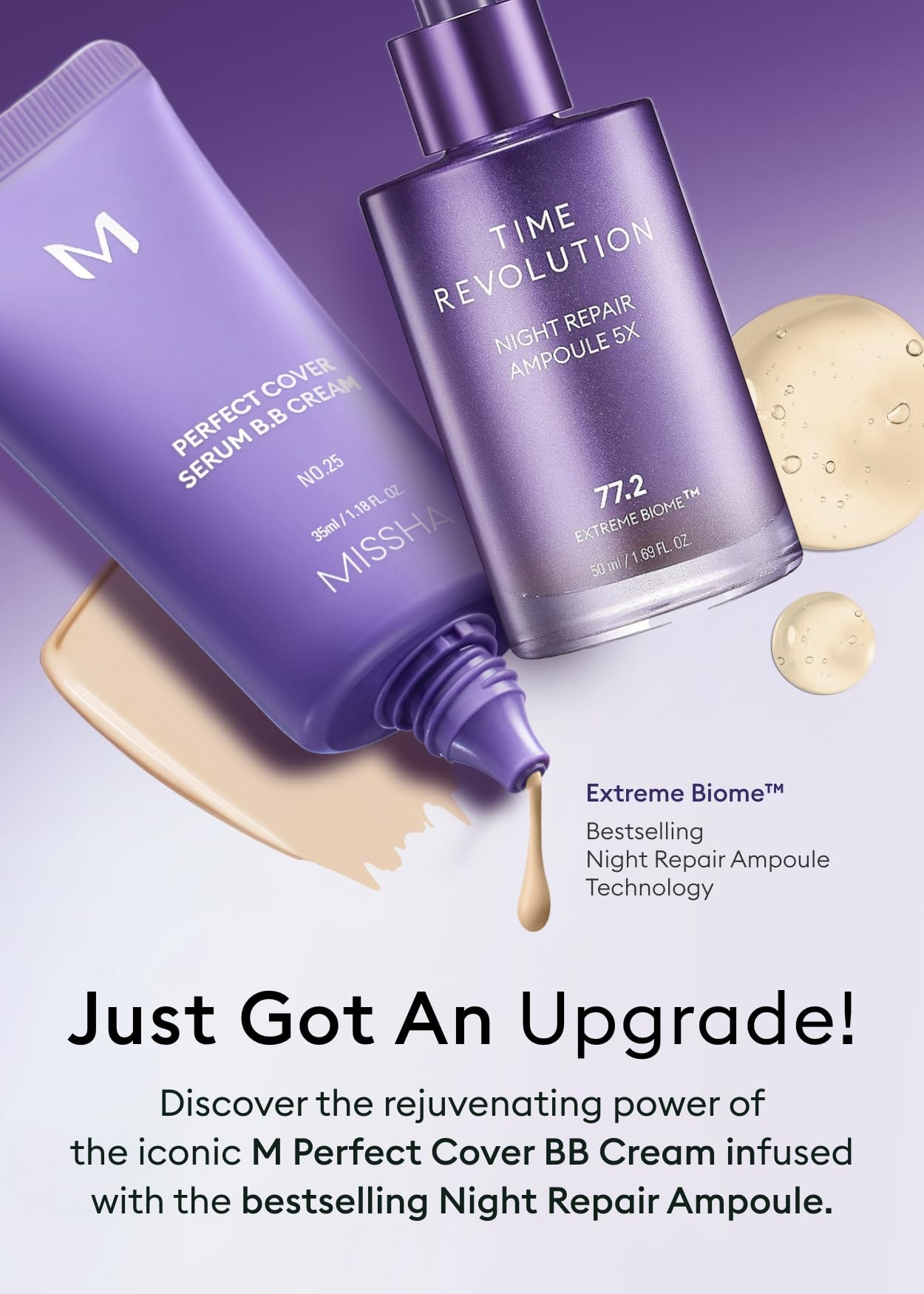 Foto 5 pulgar | Sérum Bb Cream Missha M Perfect Cover N.º 25, Color Beige Cálido, 35 Ml - Venta Internacional.