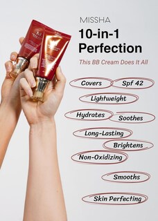 Foto 7 | Crema Hidratante Con Color Missha M Perfect Bb Cream N.º 21, 50 Ml, Spf42 - Venta Internacional.