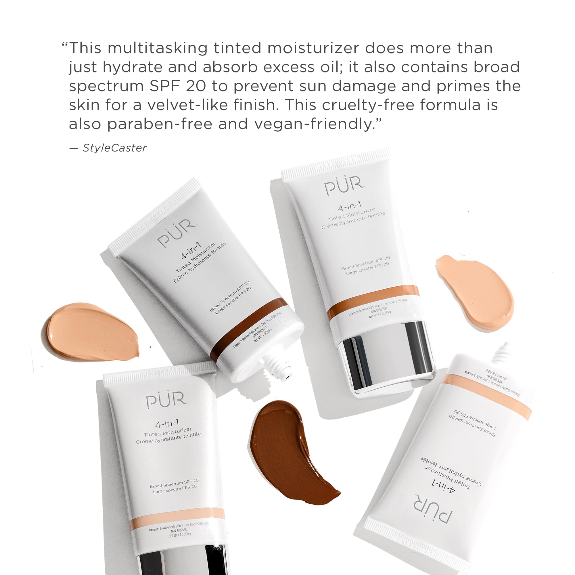 Foto 8 pulgar | Crema Hidratante Con Color Pür 4 En 1 Con Spf 20 Hydrating Vegan - Venta Internacional.