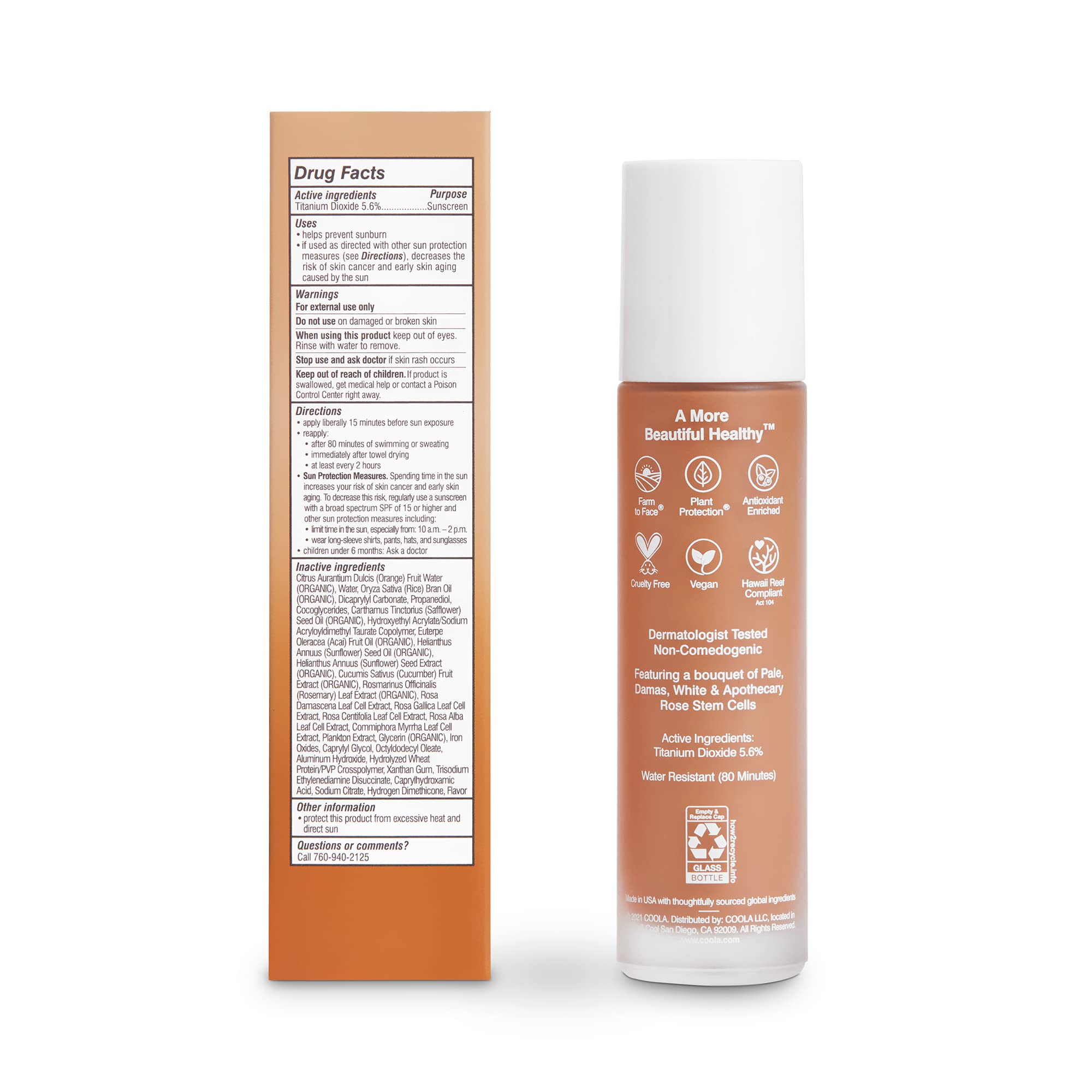 Foto 5 pulgar | Crema Bb Coola Rosilliance Organic Spf 30 44 Ml Golden Hour - Venta Internacional.