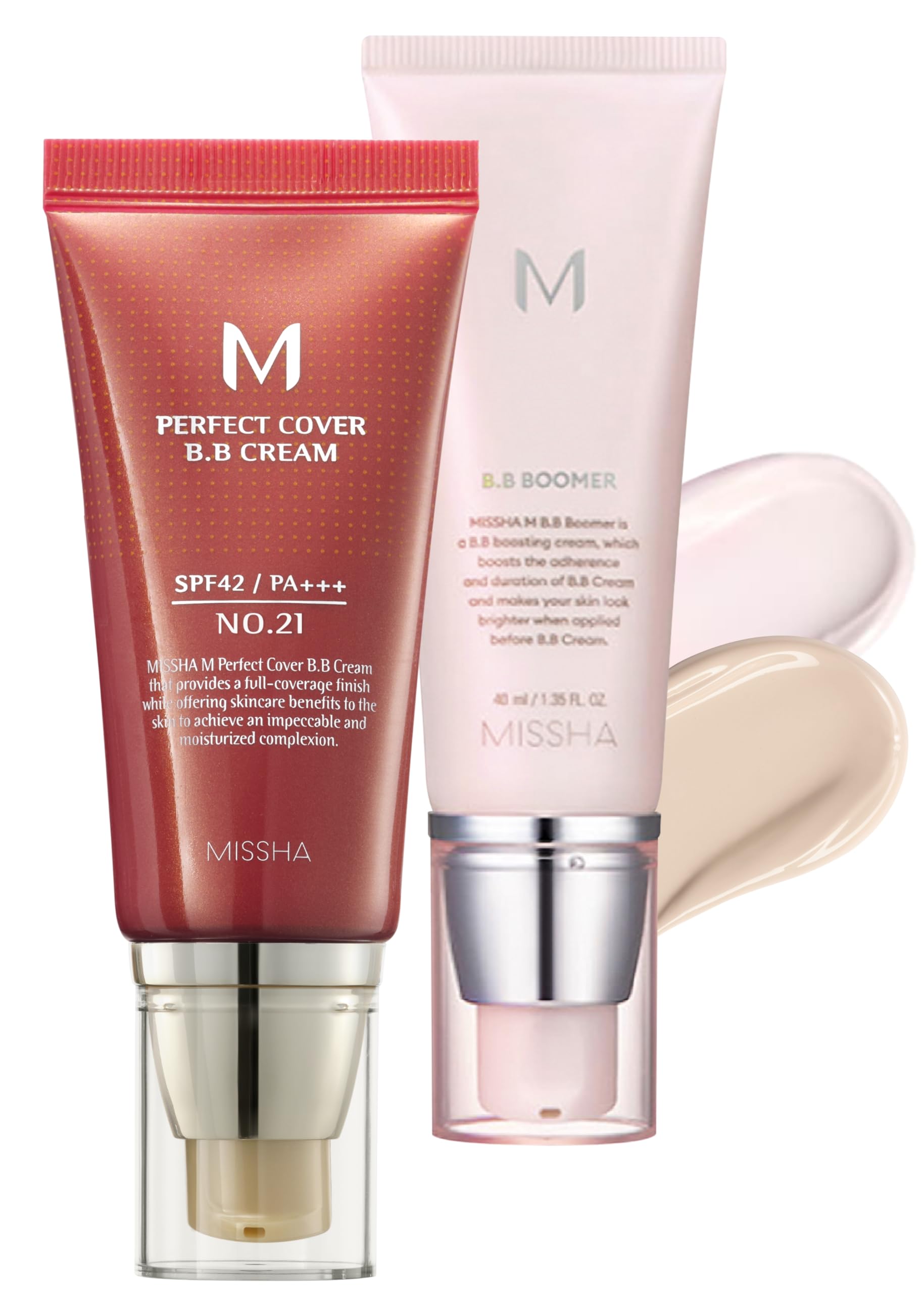 Kit De Crema Bb Missha M Perfect Cover N.º 21, Color Beige Claro, 50 Ml - Venta Internacional.