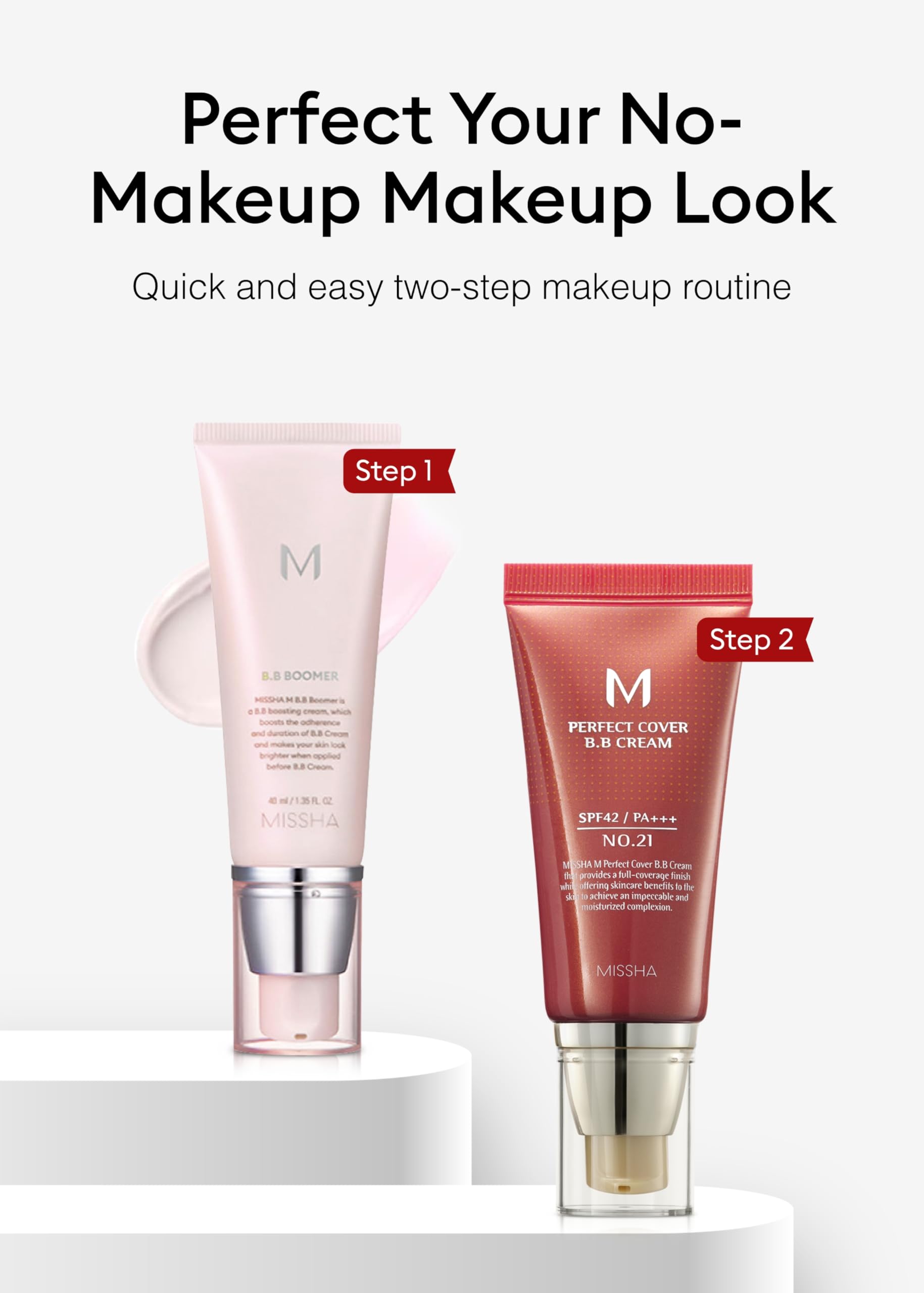 Foto 8 pulgar | Kit De Crema Bb Missha M Perfect Cover N.º 21, Color Beige Claro, 50 Ml - Venta Internacional.