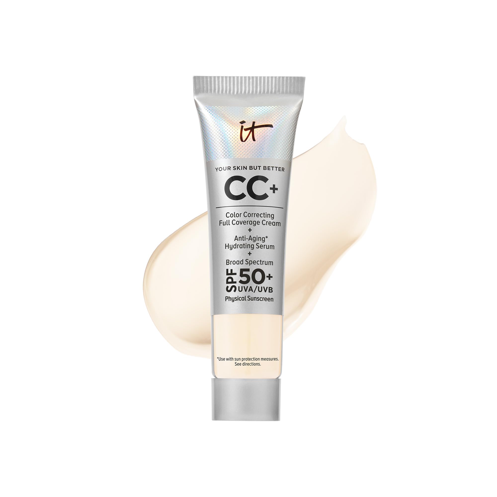 Cc Cream It Cosmetics Cc+ Travel Fair Ivory Spf50 12 Ml - Venta Internacional.