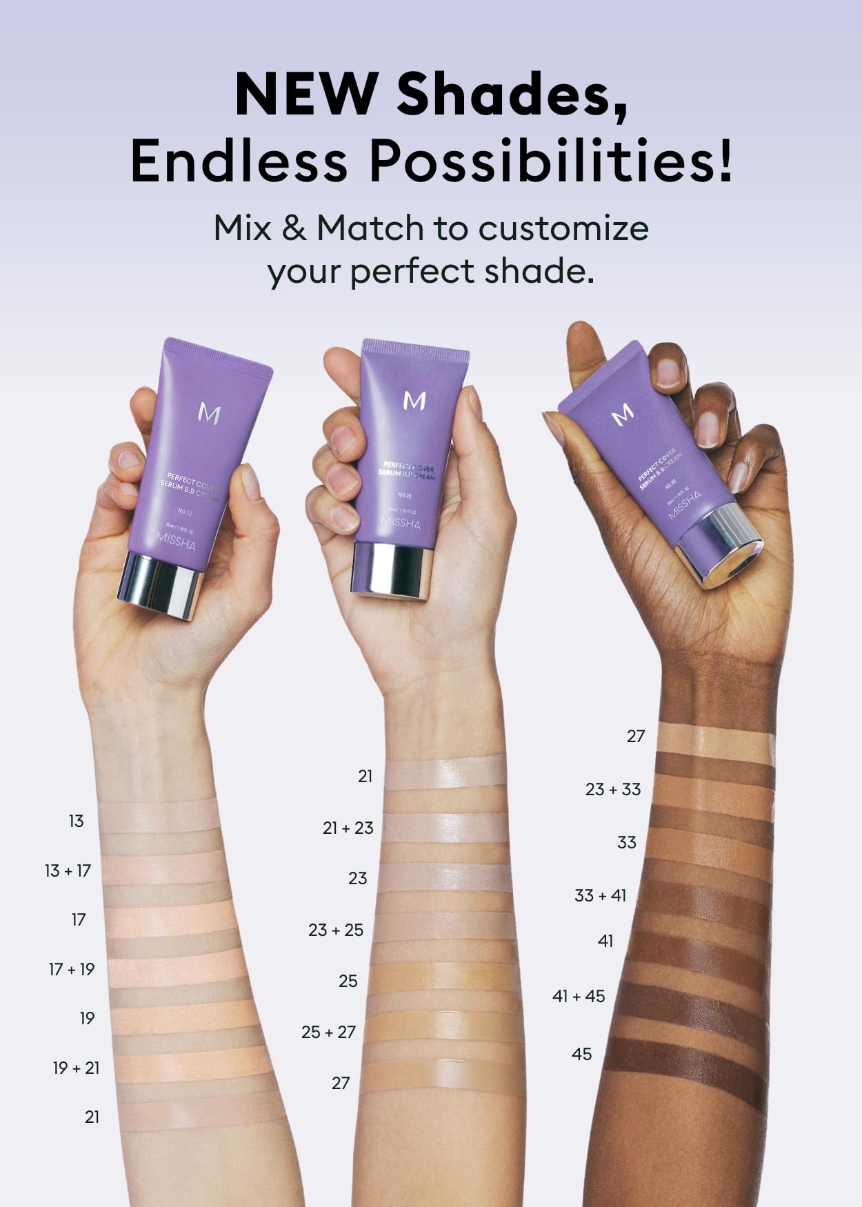 Foto 4 pulgar | Sérum Bb Cream Missha M Perfect Cover N.º 17 Fair 35 Ml - Venta Internacional.