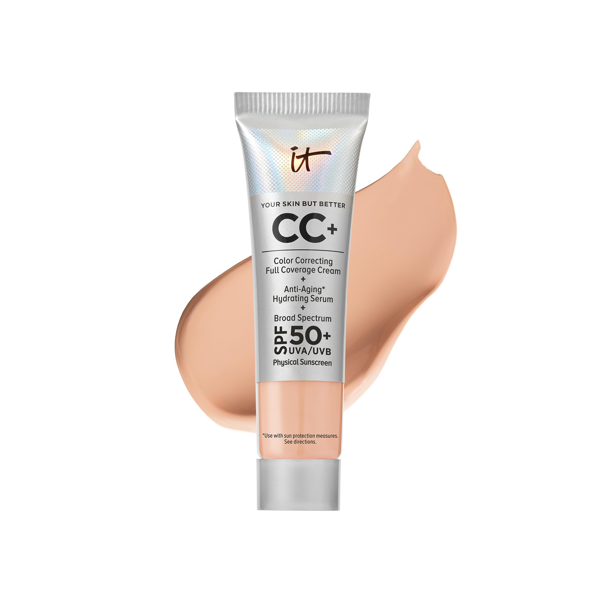 Foto 2 pulgar | Cream It Cosmetics De Viaje Cc+ Cream It Cosmetics, Tamaño Ligero Y Frío, 12 Ml, Spf50+ - Venta Internacional.