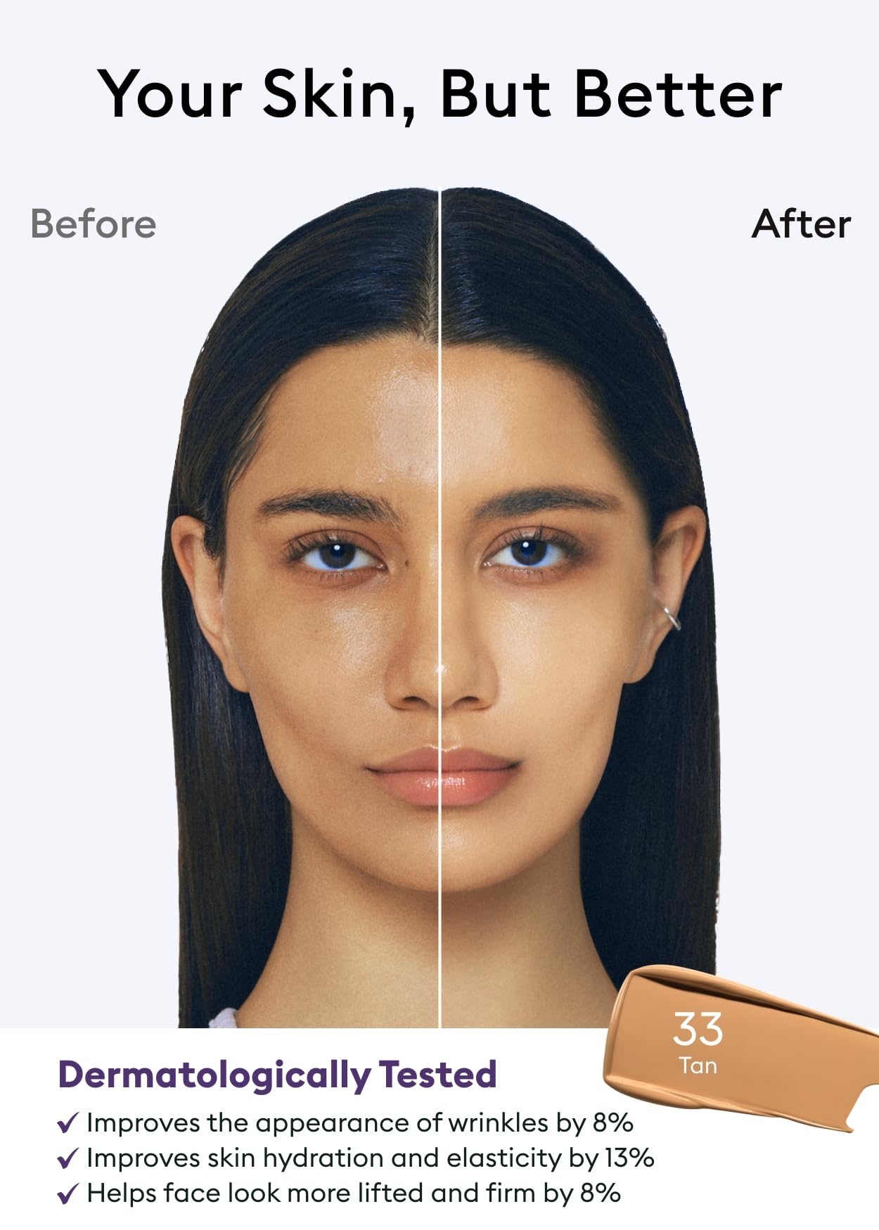Foto 5 pulgar | Sérum Bb Cream Missha M Perfect Cover N.º 33, Color Bronceado, 35 Ml - Venta Internacional.