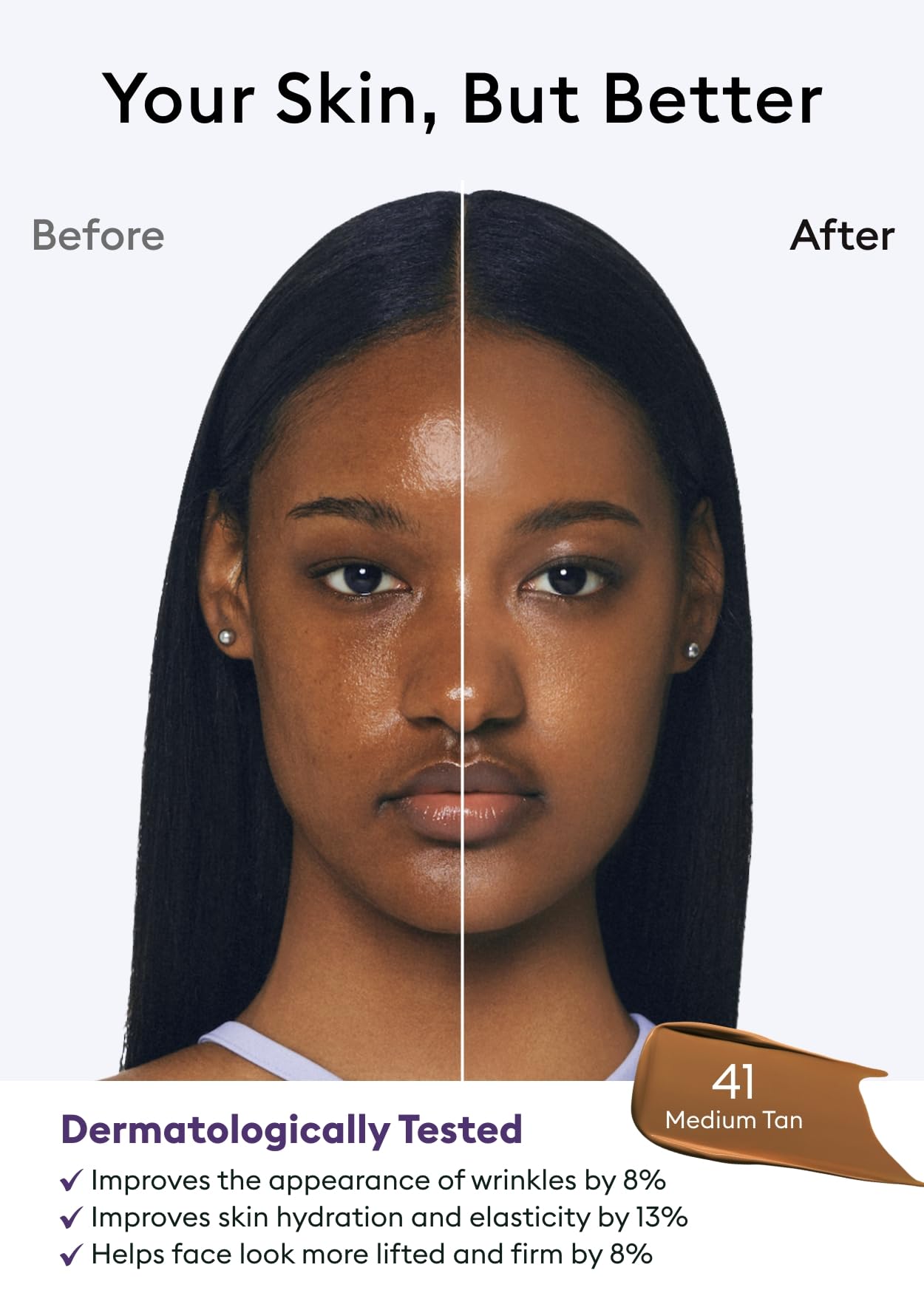 Foto 5 pulgar | Sérum Bb Cream Missha M Perfect Cover N.º 41, Bronceado Medio, 35 Ml - Venta Internacional.