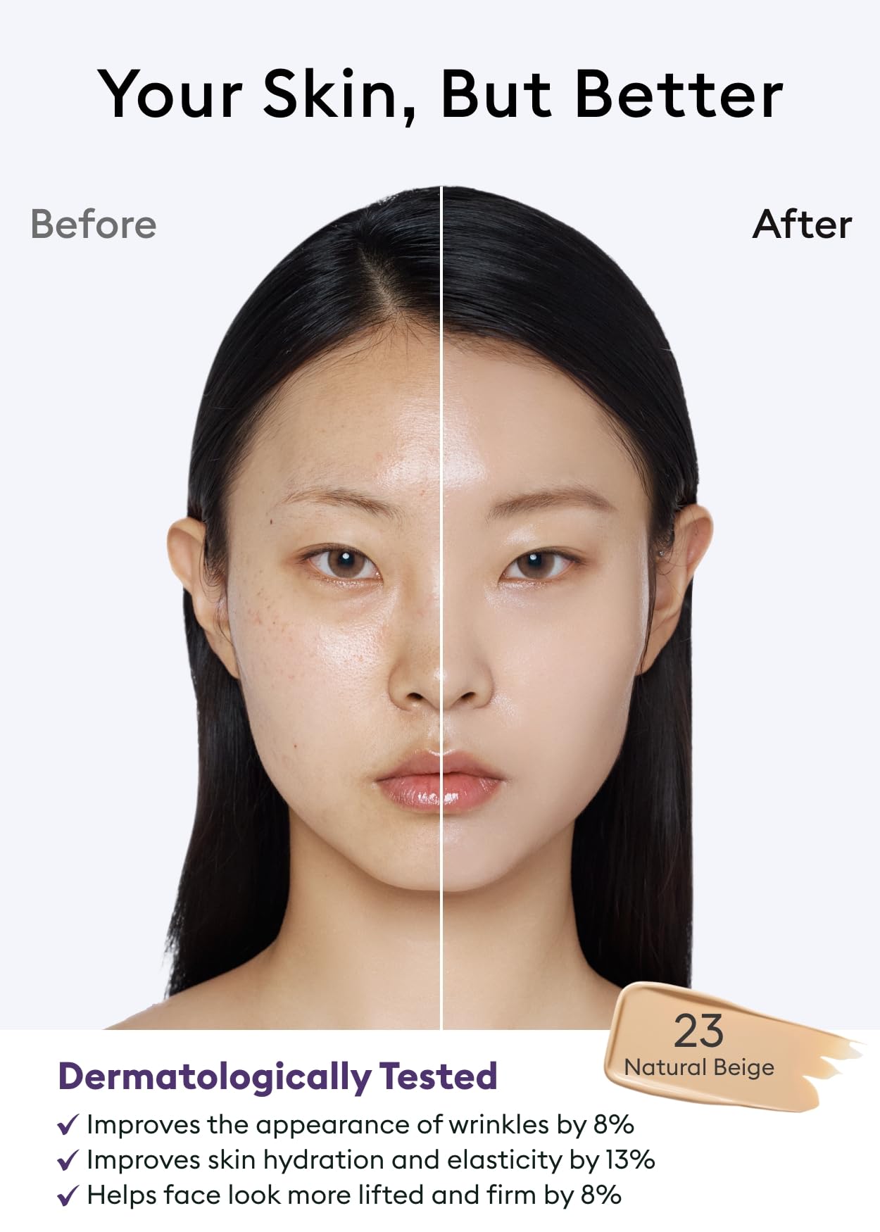 Foto 4 | Sérum Bb Cream Missha M Perfect Cover N.º 23, Color Beige Natural - Venta Internacional.