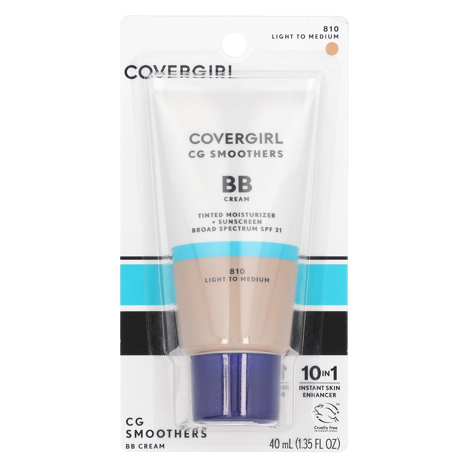 Foto 2 | Crema Bb Covergirl Cg Smoothers Spf 21 810, Ligera A Mediana, 40 Ml - Venta Internacional.