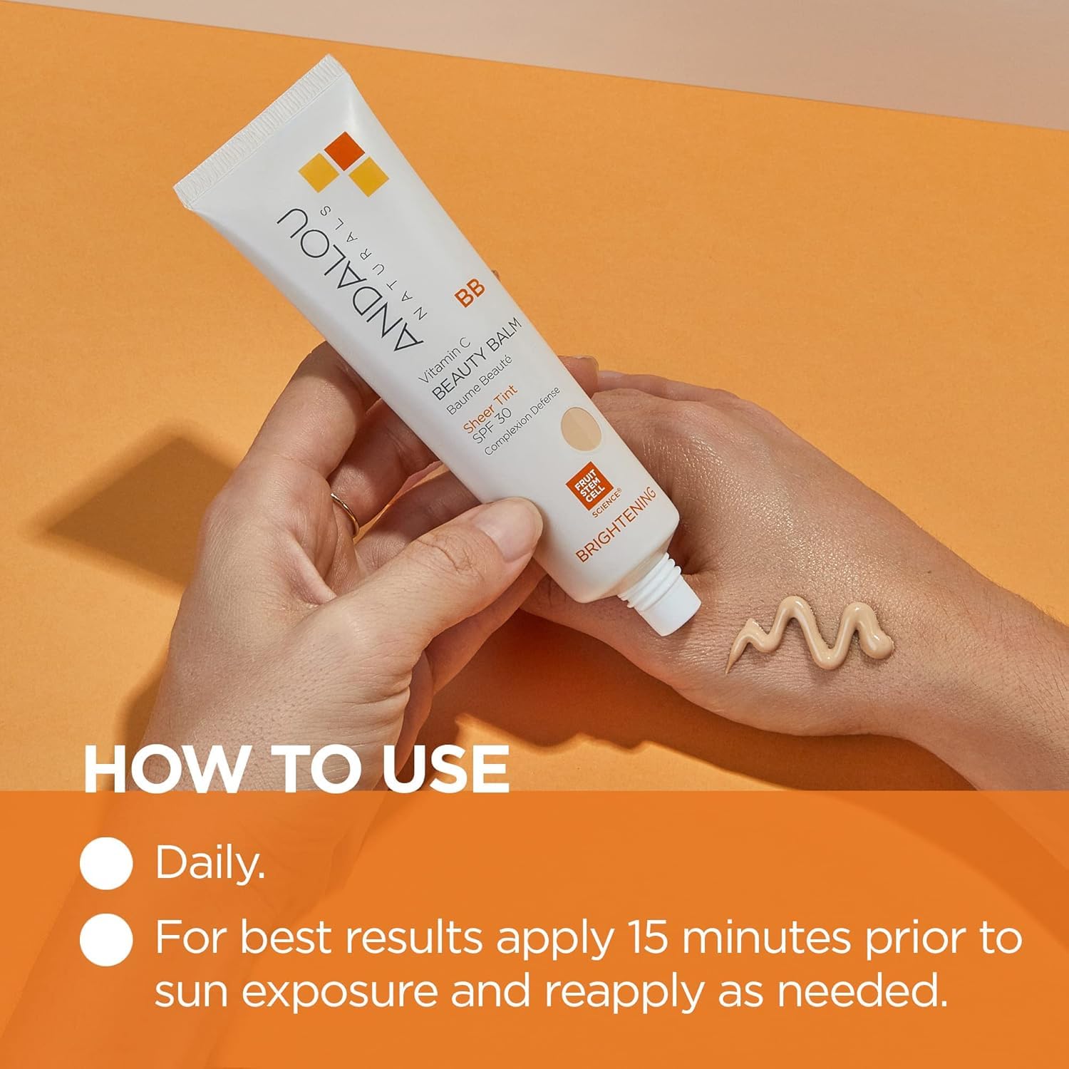 Foto 4 pulgar | Crema Bb Andalou Naturals Con Vitamina C, Spf 30, 60 Ml - Venta Internacional.