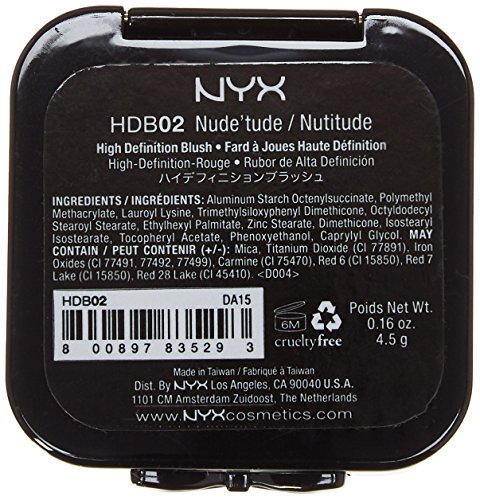 Foto 2 | Venta Internacional - Colorete De Alta Definición Nyx Professional Makeup, Nude'tu