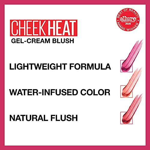 Foto 6 pulgar | Venta Internacional - Rubor En Gel Maybelline Cheek Heat, Ligero, Transpirable, Co