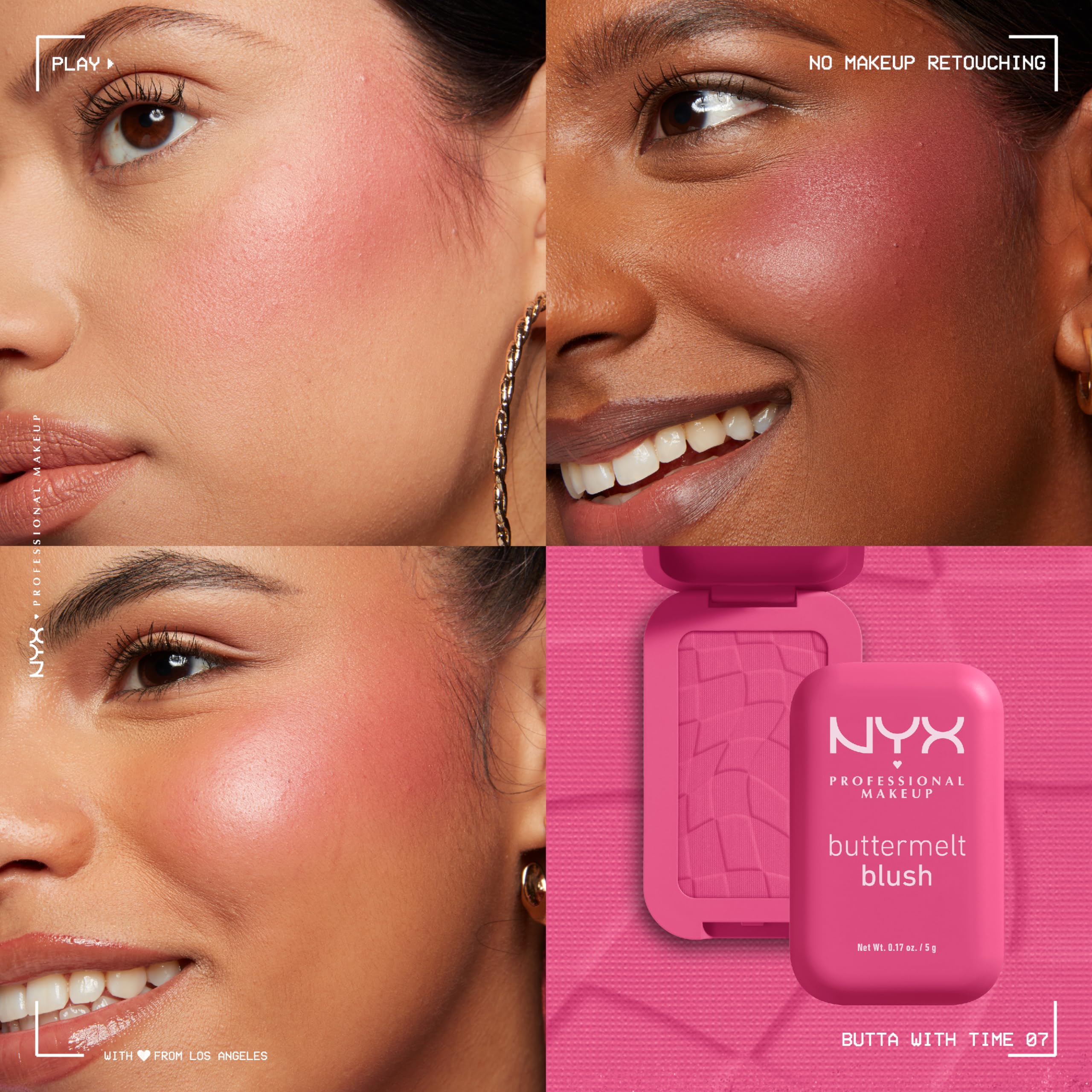 Foto 4 | Rubor Nyx Professional Makeup Buttermelt-Venta Internacional