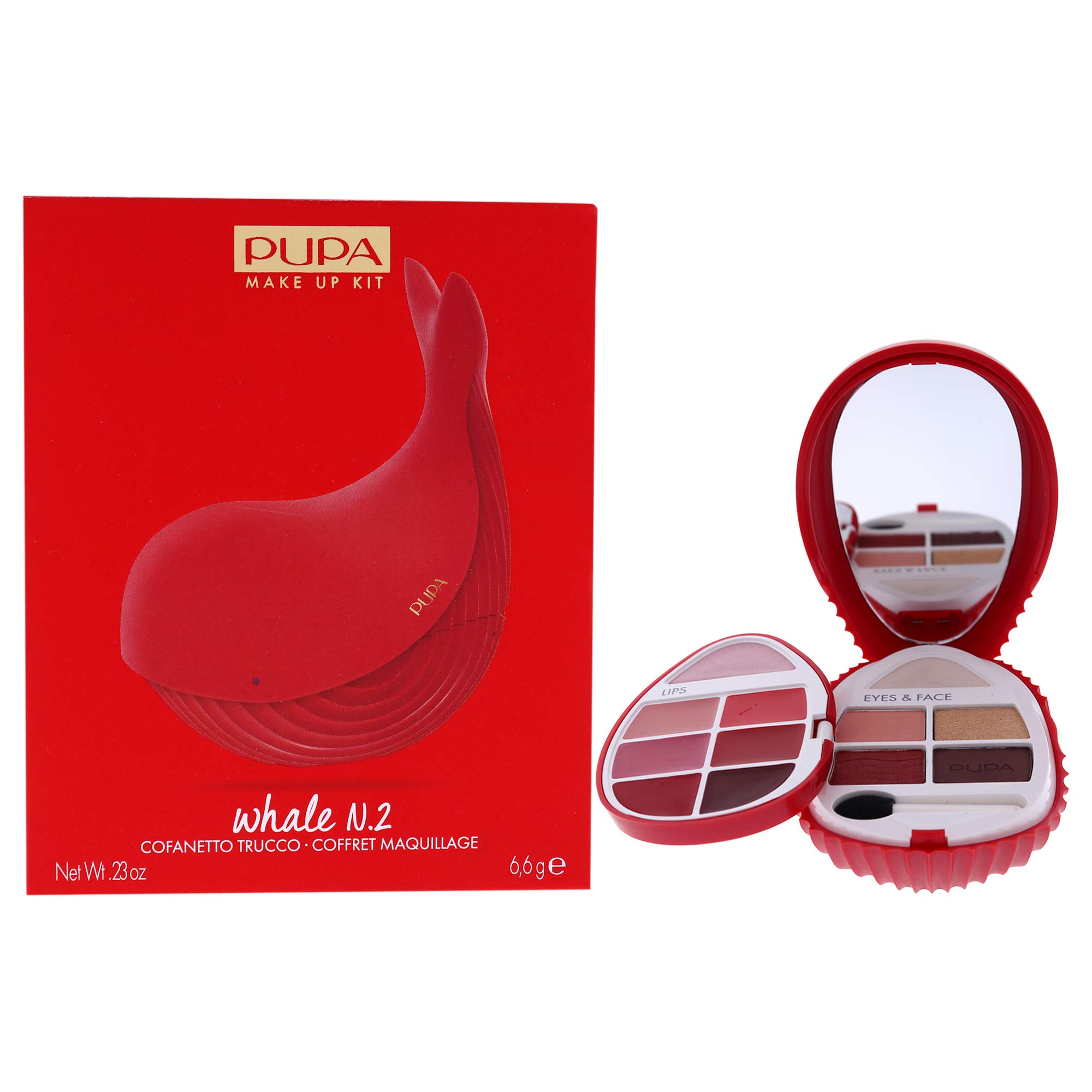 Foto 2 pulgar | Set de Maquillaje Pupa Milano Whale 2 All-in-One 6.6 g 003 Red - Venta Internacional