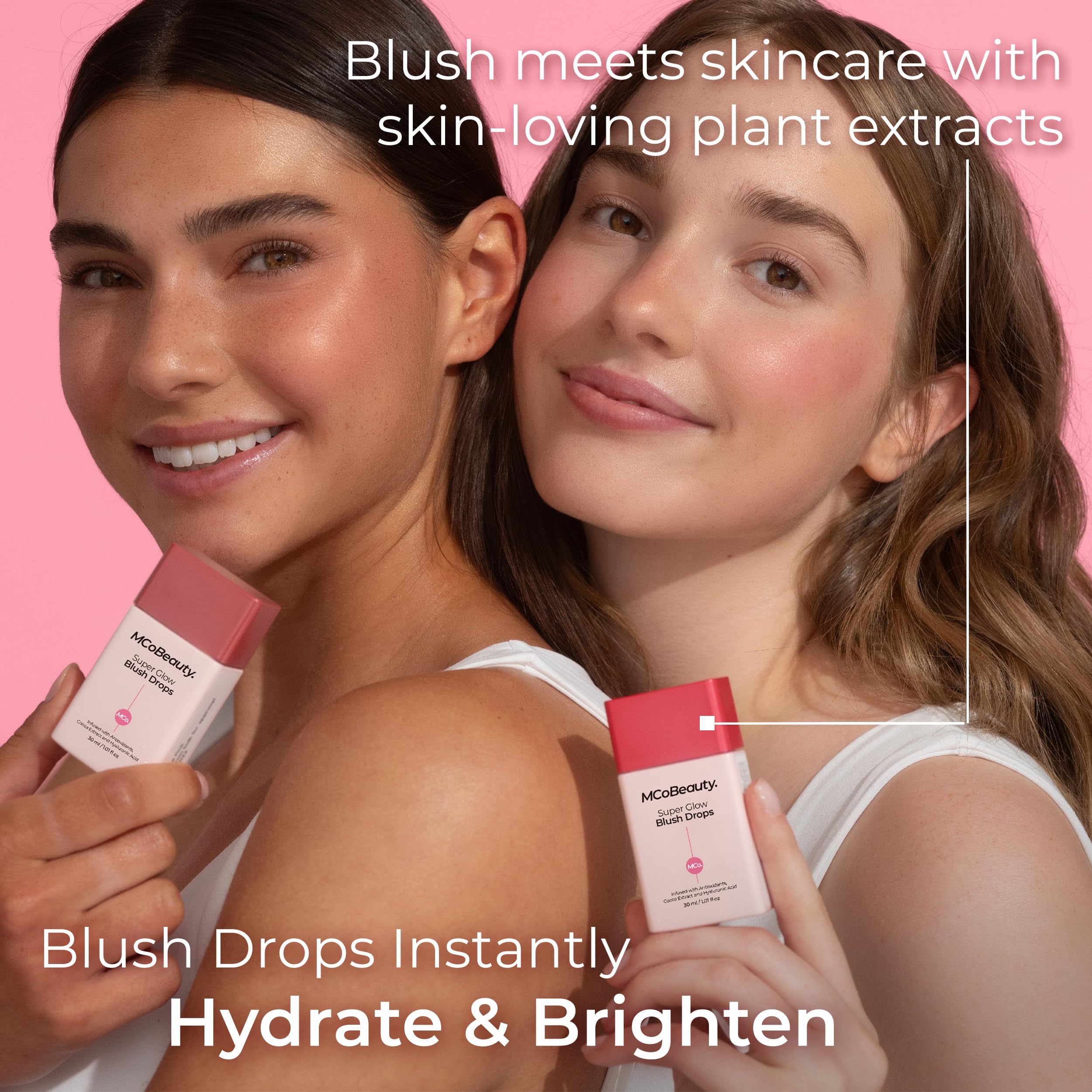 Foto 2 | Blush Drops Mcobeauty Super Glow Pink Pink Vegan - Venta Internacional.