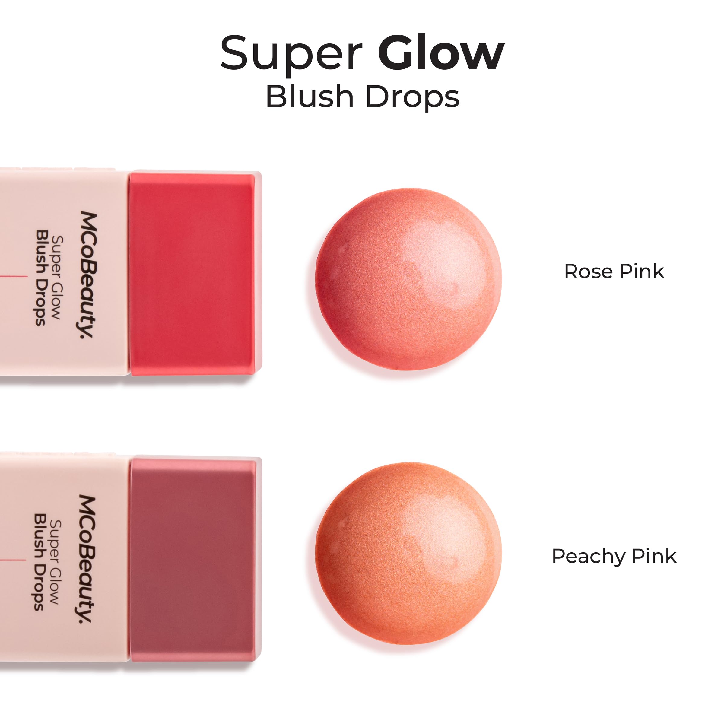 Foto 6 pulgar | Blush Drops Mcobeauty Super Glow Pink Pink Vegan - Venta Internacional.