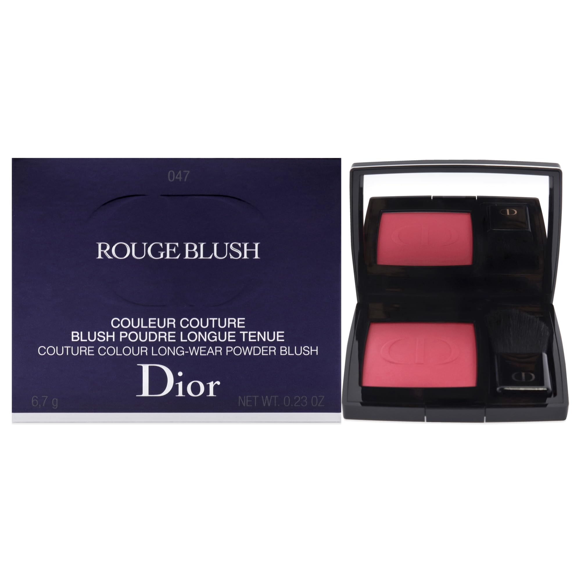 Colorete Dior Rouge 047 Miss Ultrapigmentado De Larga Duración - Venta Internacional.