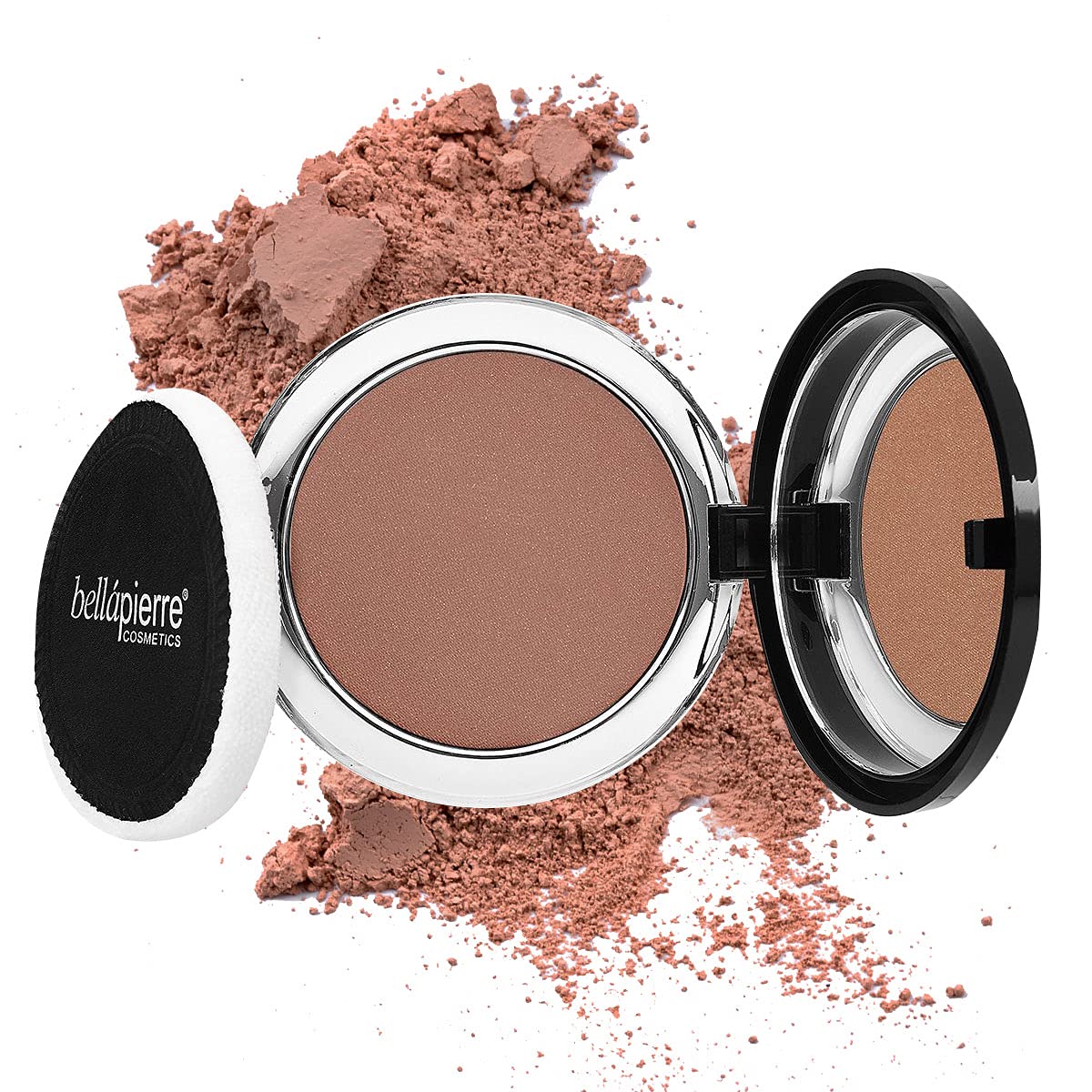 Rubor Mineral Compacto Bellapierre Warm Dewy Glow Suede, 10 Ml - Venta Internacional.