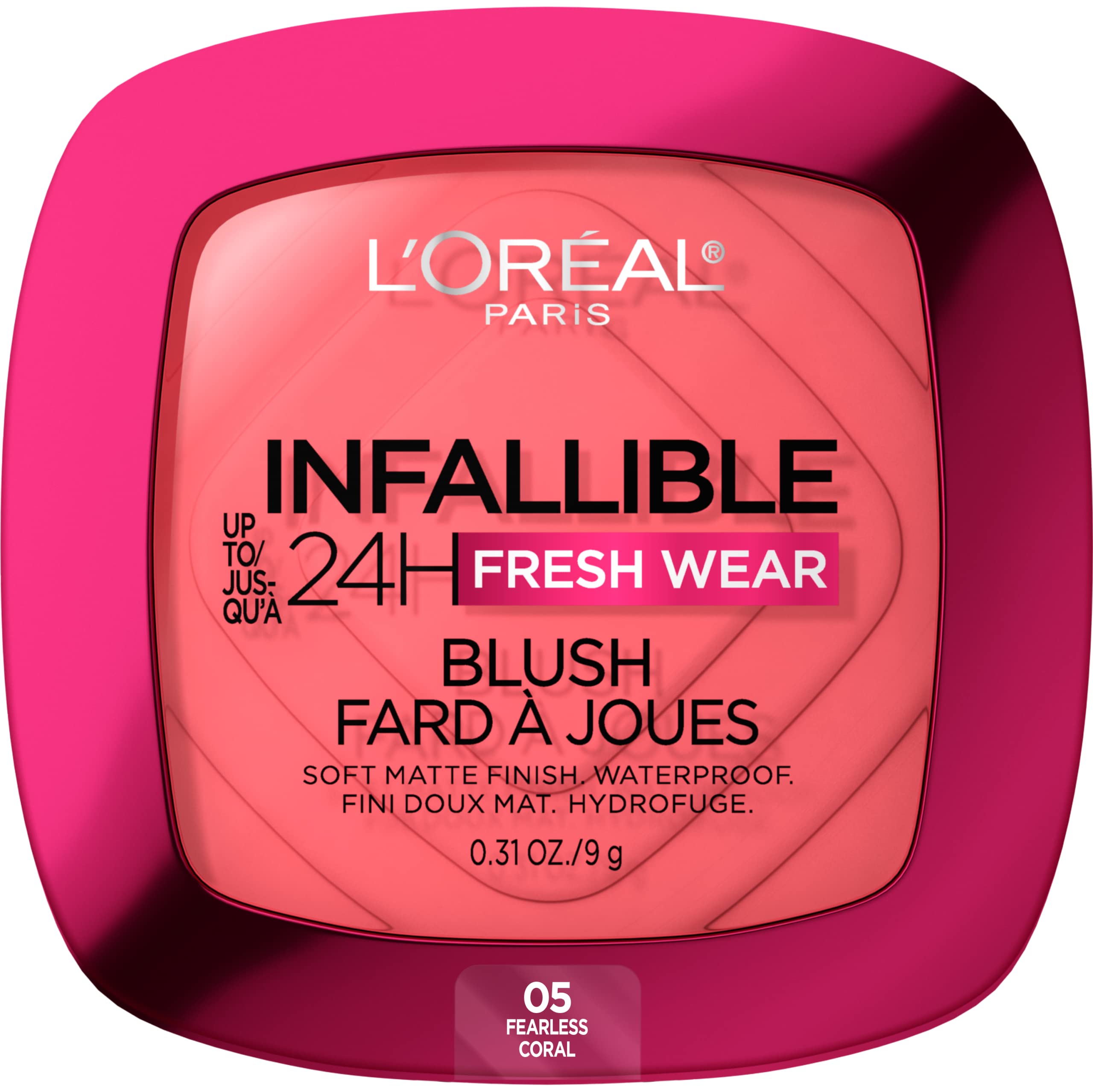 Foto 2 pulgar | Colorete L'oréal Paris Infallible Fresh Wear Fearless Coral 05 9 Ml - Venta Internacional.