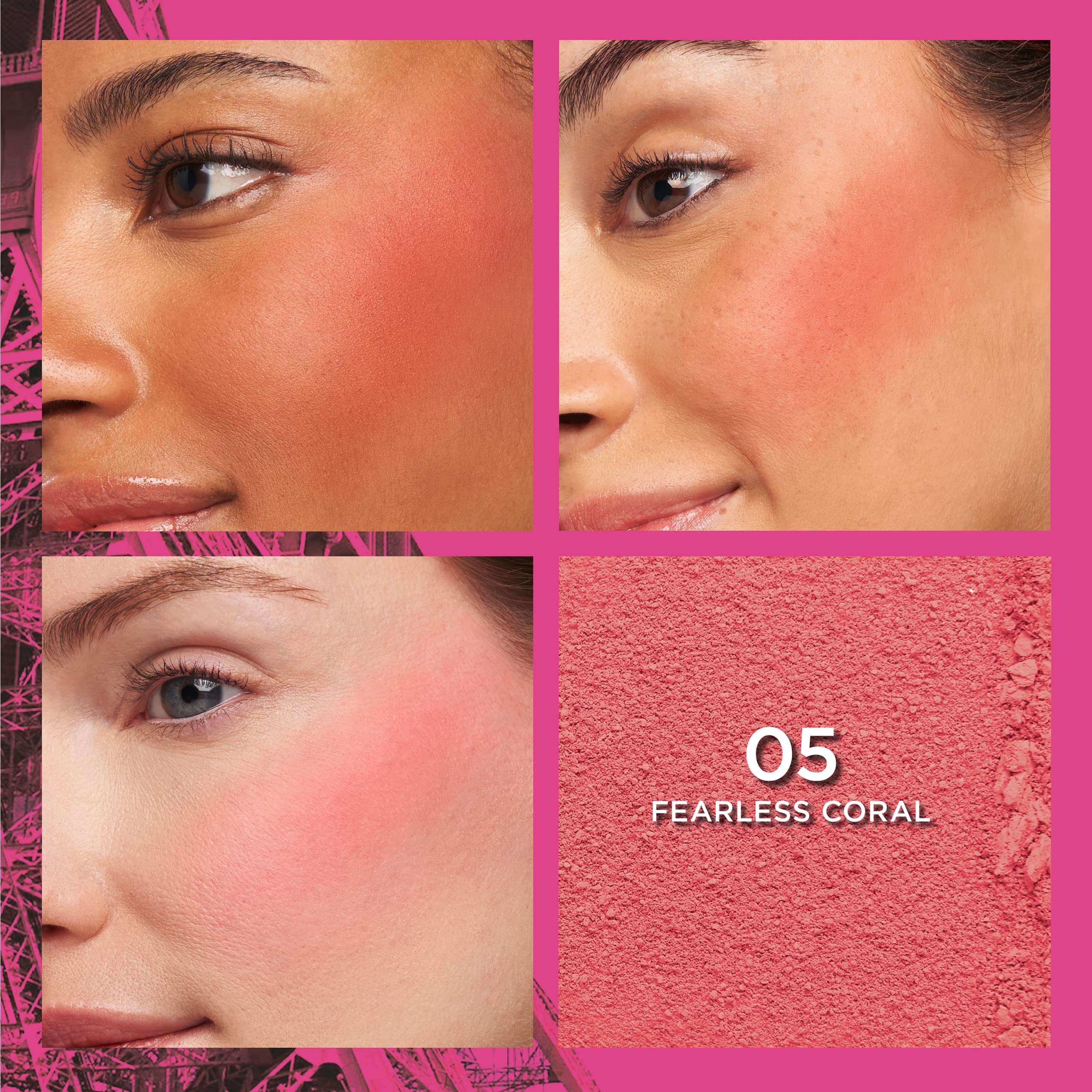 Foto 2 | Colorete L'oréal Paris Infallible Fresh Wear Fearless Coral 05 9 Ml - Venta Internacional.