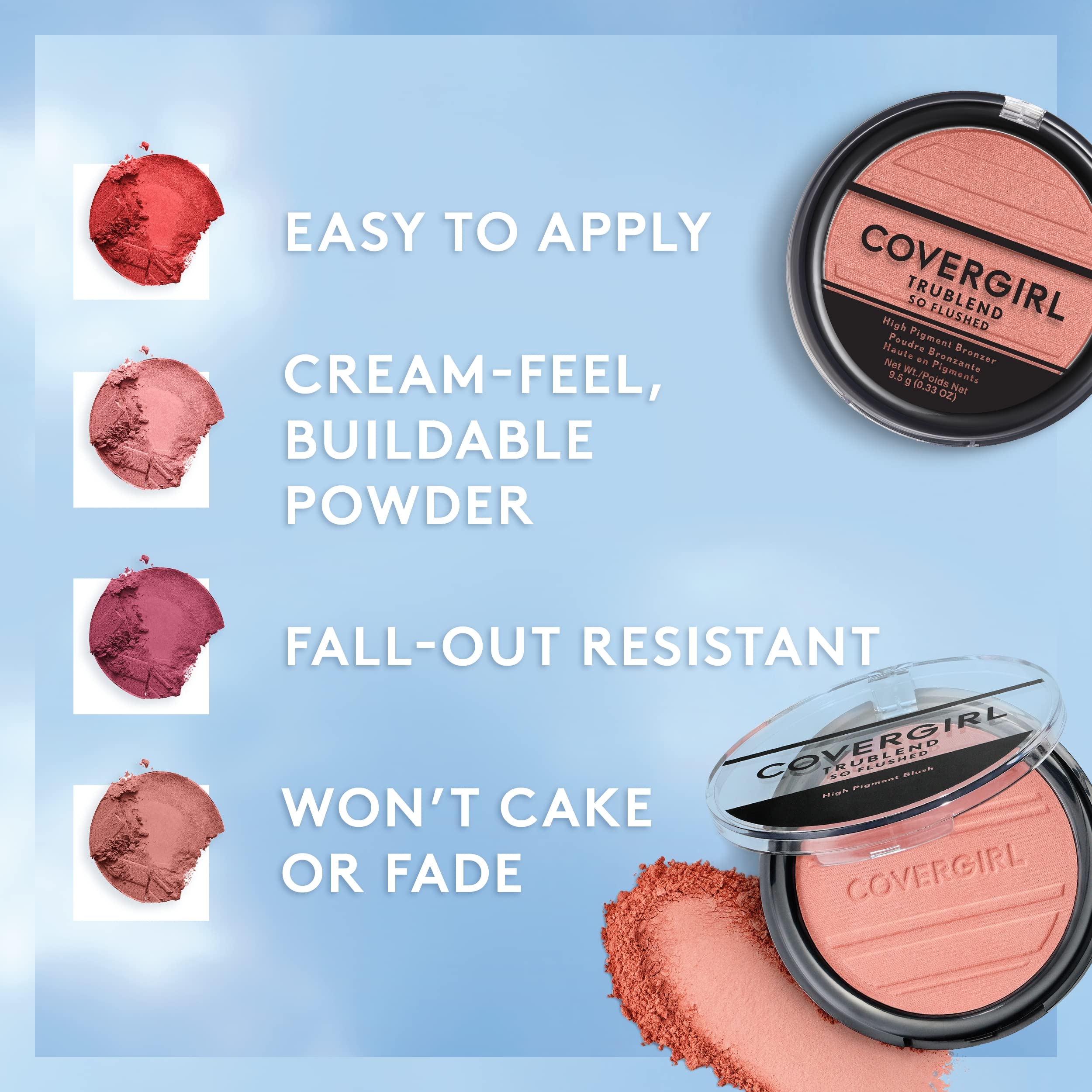 Foto 4 | Bronceador Covergirl So Flushed Con Alto Contenido De Pigmentos - Venta Internacional.