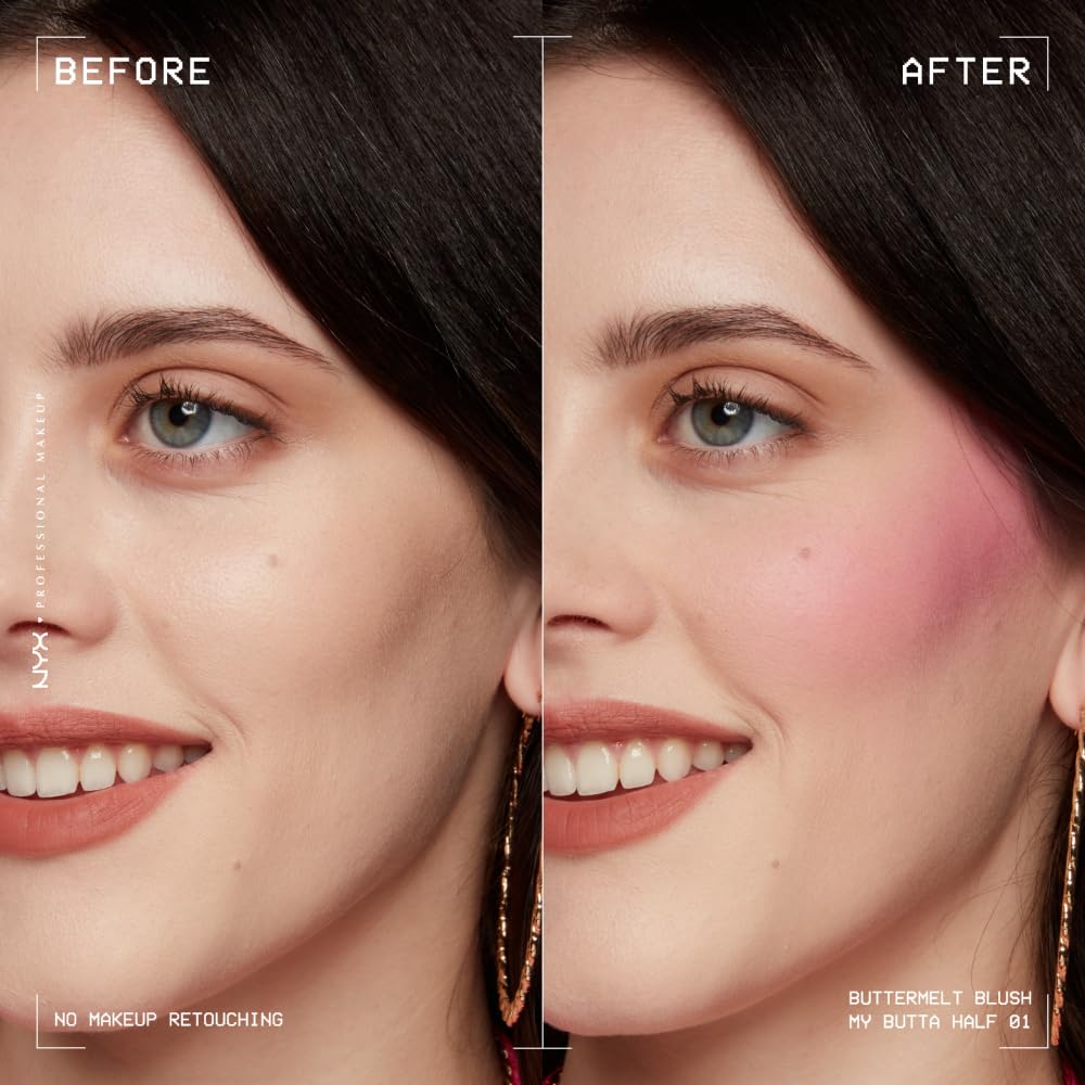 Foto 4 pulgar | Colorete En Polvo Nyx Professional Makeup Buttermelt My Butta Half - Venta Internacional.