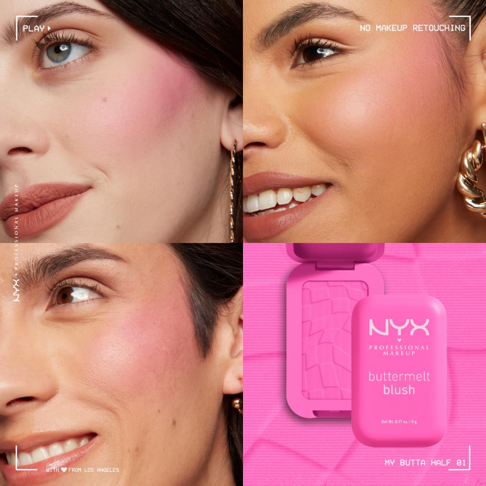 Foto 7 pulgar | Colorete En Polvo Nyx Professional Makeup Buttermelt My Butta Half - Venta Internacional.