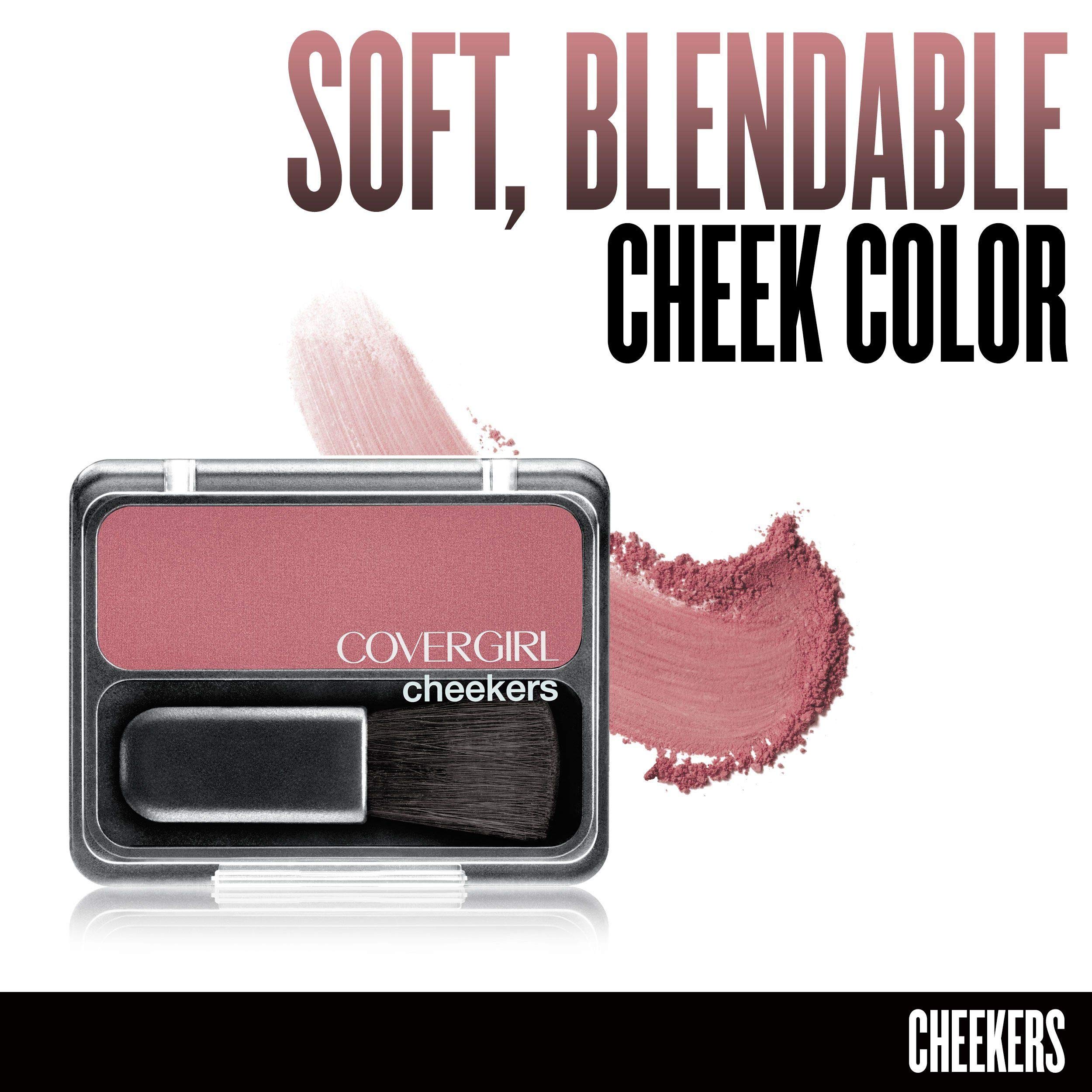 Foto 3 | Blush Covergirl Cheekers, Fórmula Suave, Mezclable Y Ligera - Venta Internacional.