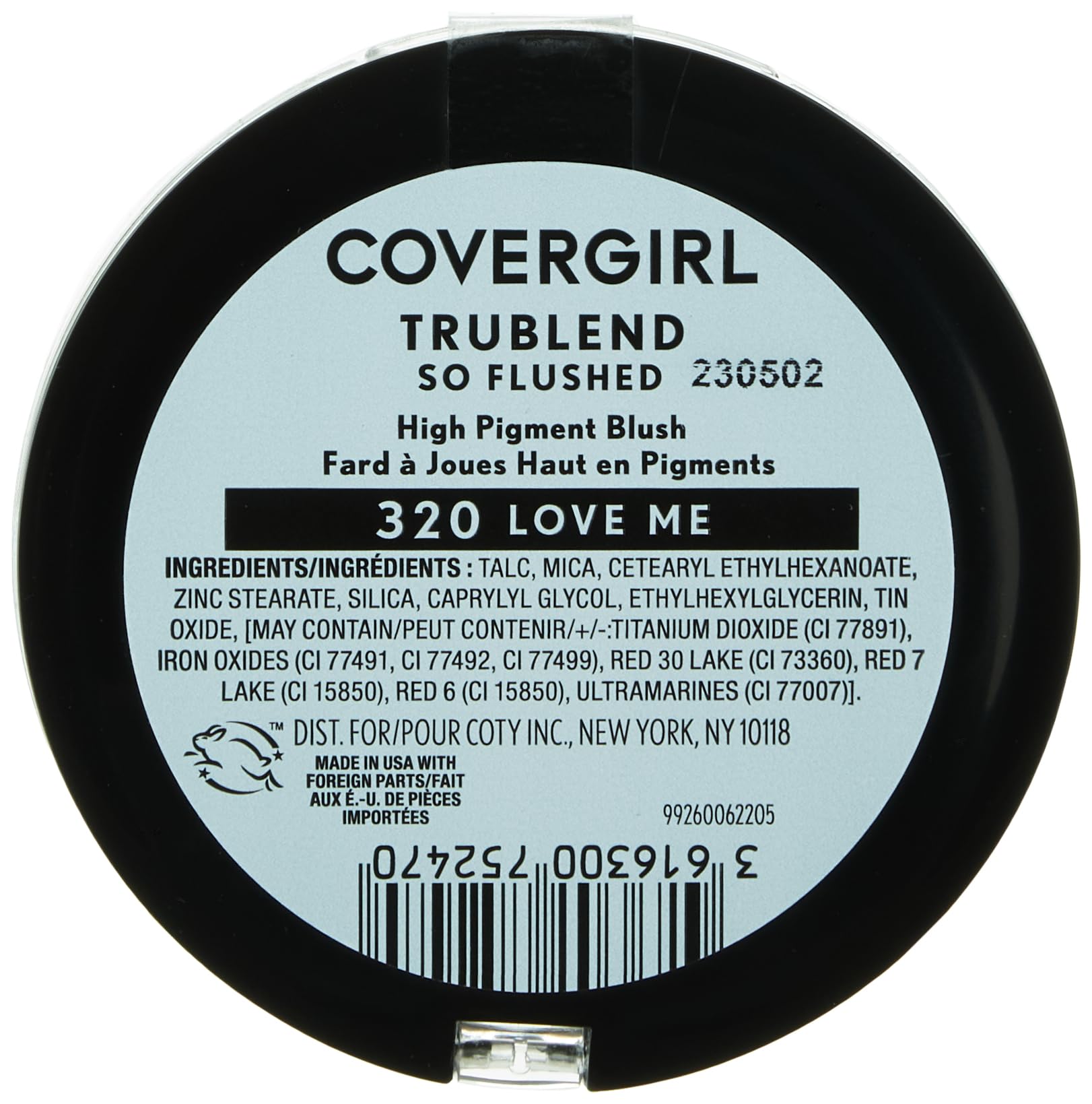 Foto 3 pulgar | Colorete Covergirl Trublend So Flushed Con Alto Pigmento Love Me, 10 Ml - Venta Internacional.