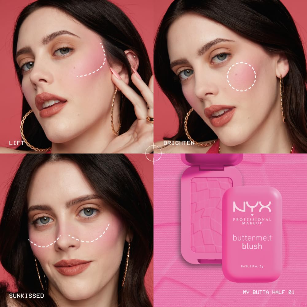 Foto 6 pulgar | Blush Nyx Professional Makeup Buttermelt Sooner The Butta - Venta Internacional.