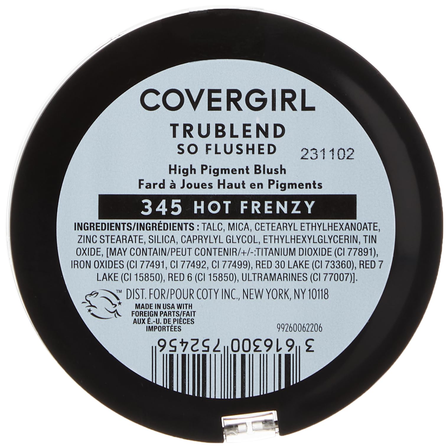 Foto 3 pulgar | Colorete Y Bronceador Covergirl Trueblend So Flushed 345 Hot & Frenzy - Venta Internacional.