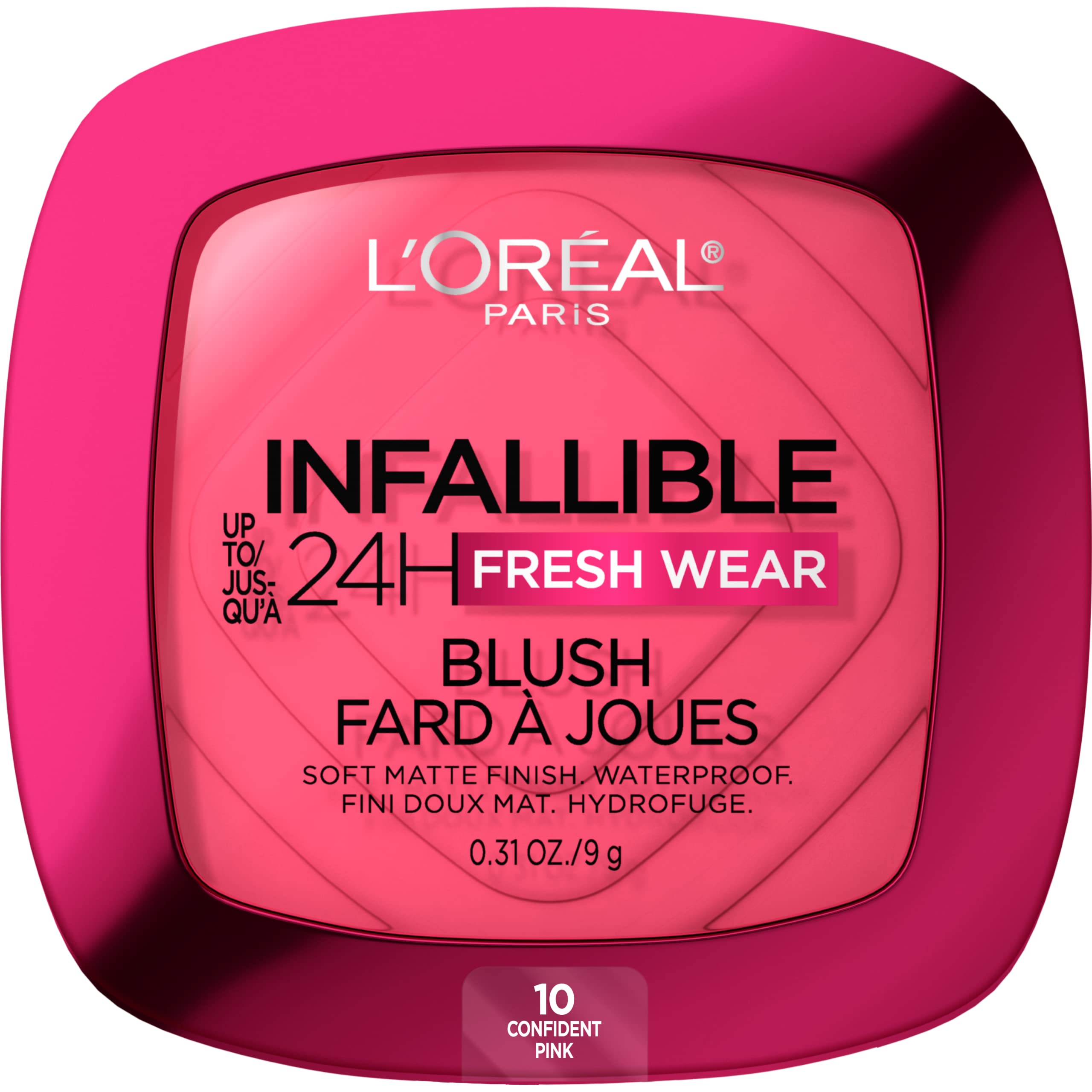 Foto 2 pulgar | Colorete L'oréal Paris Infallible Fresh Wear Confident Pink 10 9 Ml - Venta Internacional.