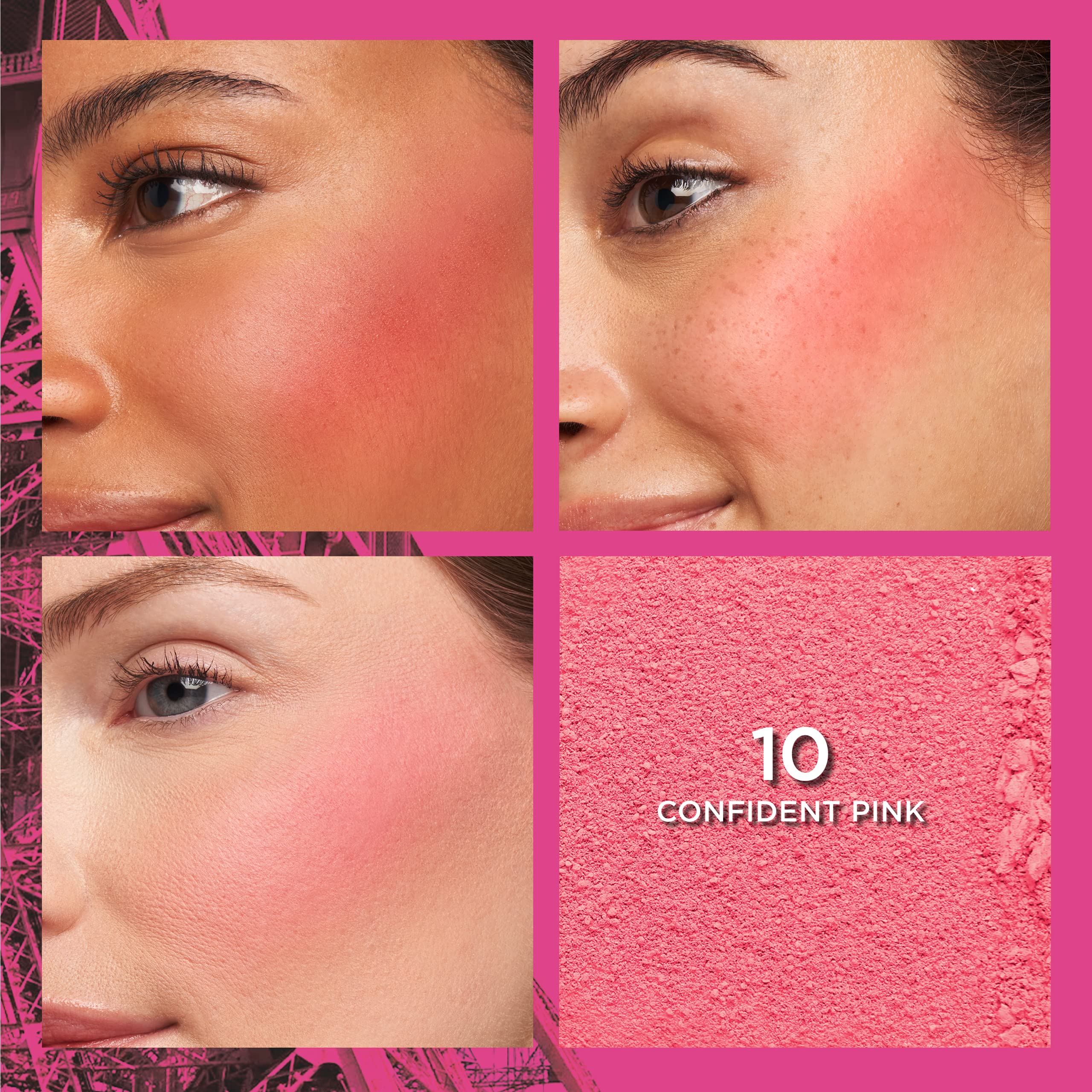 Foto 3 pulgar | Colorete L'oréal Paris Infallible Fresh Wear Confident Pink 10 9 Ml - Venta Internacional.