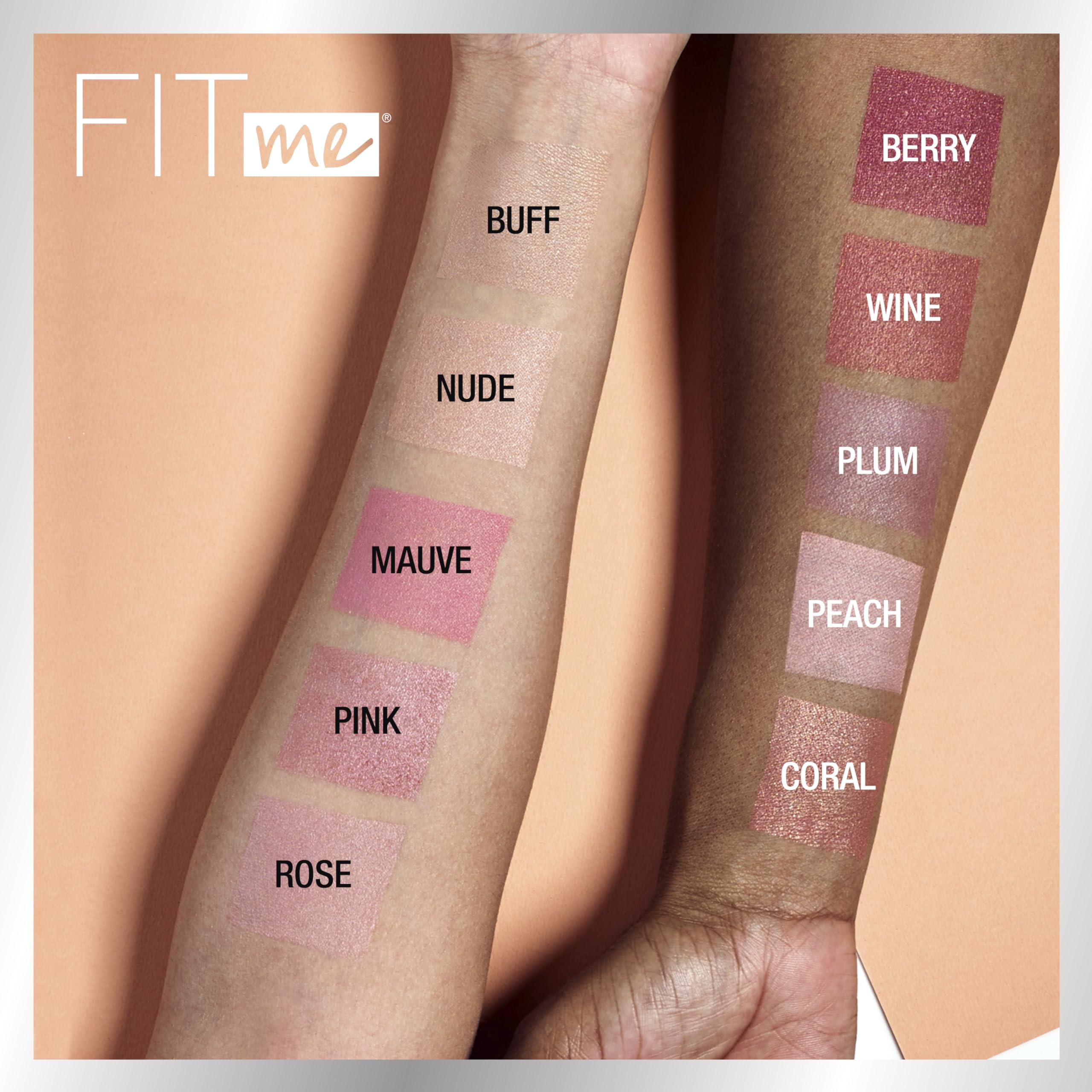 Foto 7 | Blush Maybelline Fit Me, Ligero, Suave Y Mezclable, Melocotón - Venta Internacional.