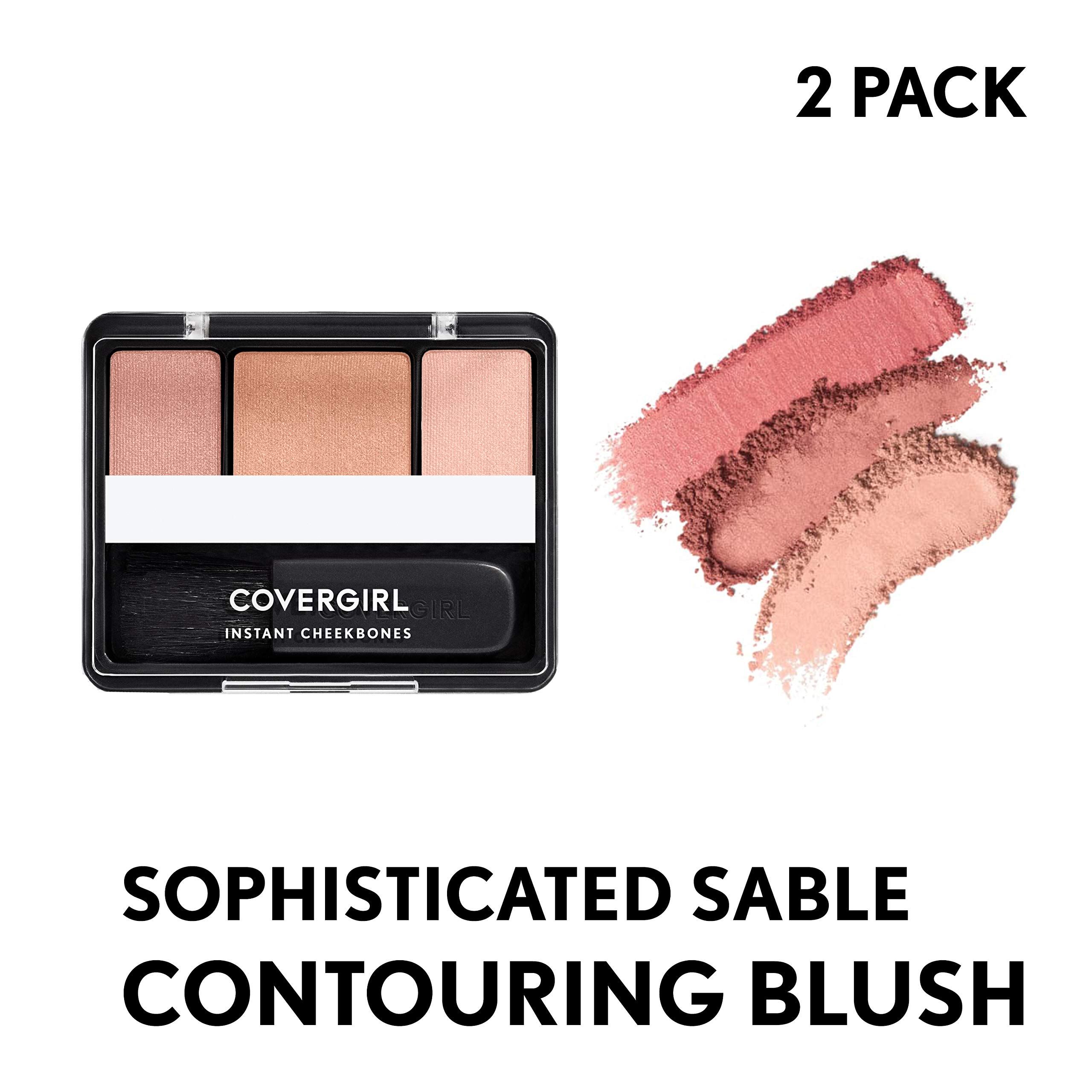 Foto 3 | Blush Covergirl Instant Pómulos Que Contornea Pómulos Sofisticado Sable - Venta Internacional.