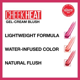 Foto 4 | Colorete Maybelline New York Cheek Heat Gel-cream Coral - Venta Internacional.