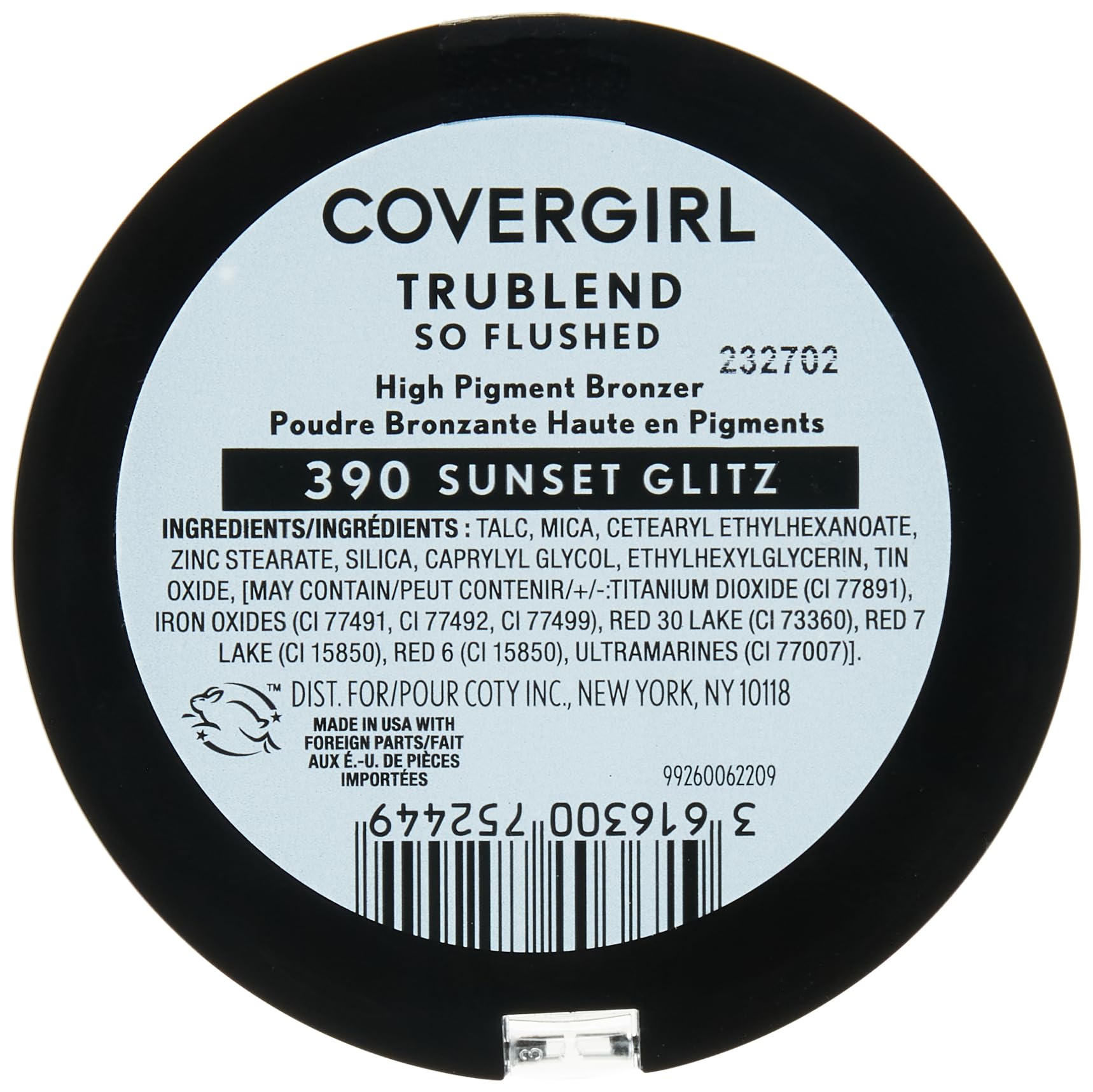 Foto 3 pulgar | Bronceador Covergirl Trublend So Flushed Sunset Glitz 10 Ml - Venta Internacional.