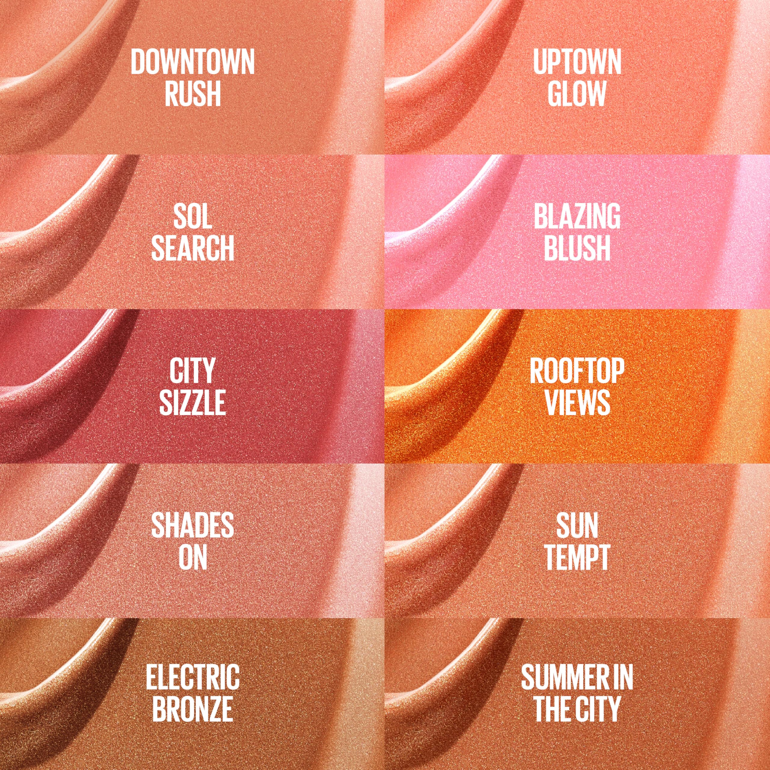 Foto 7 pulgar | Colorete Y Bronceador Maybelline Sunkisser Liquid City Sizzle - Venta Internacional.