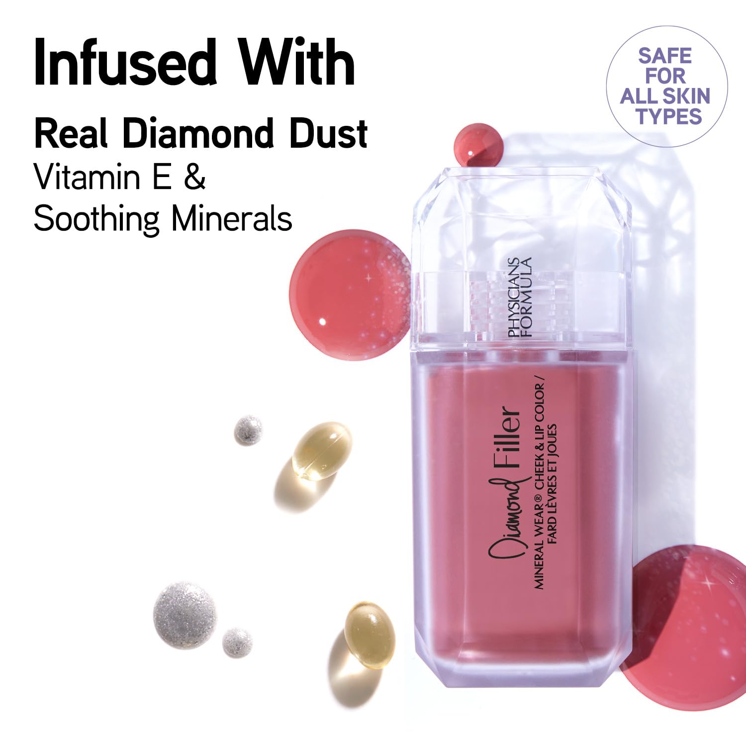 Foto 6 pulgar | Blush Physicians Formula Mineral Wear Diamond Filler Rosa - Venta Internacional.