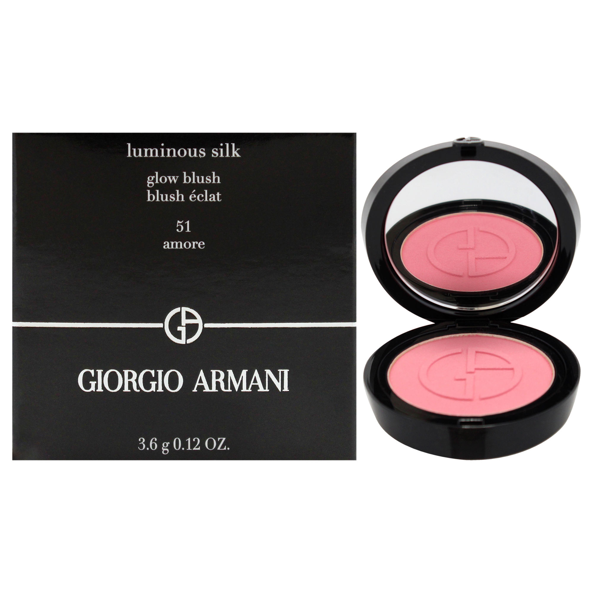 Colorete Luminous Silk Glow 51 Amore De Giorgio Armani, 3,5 Ml - Venta Internacional.