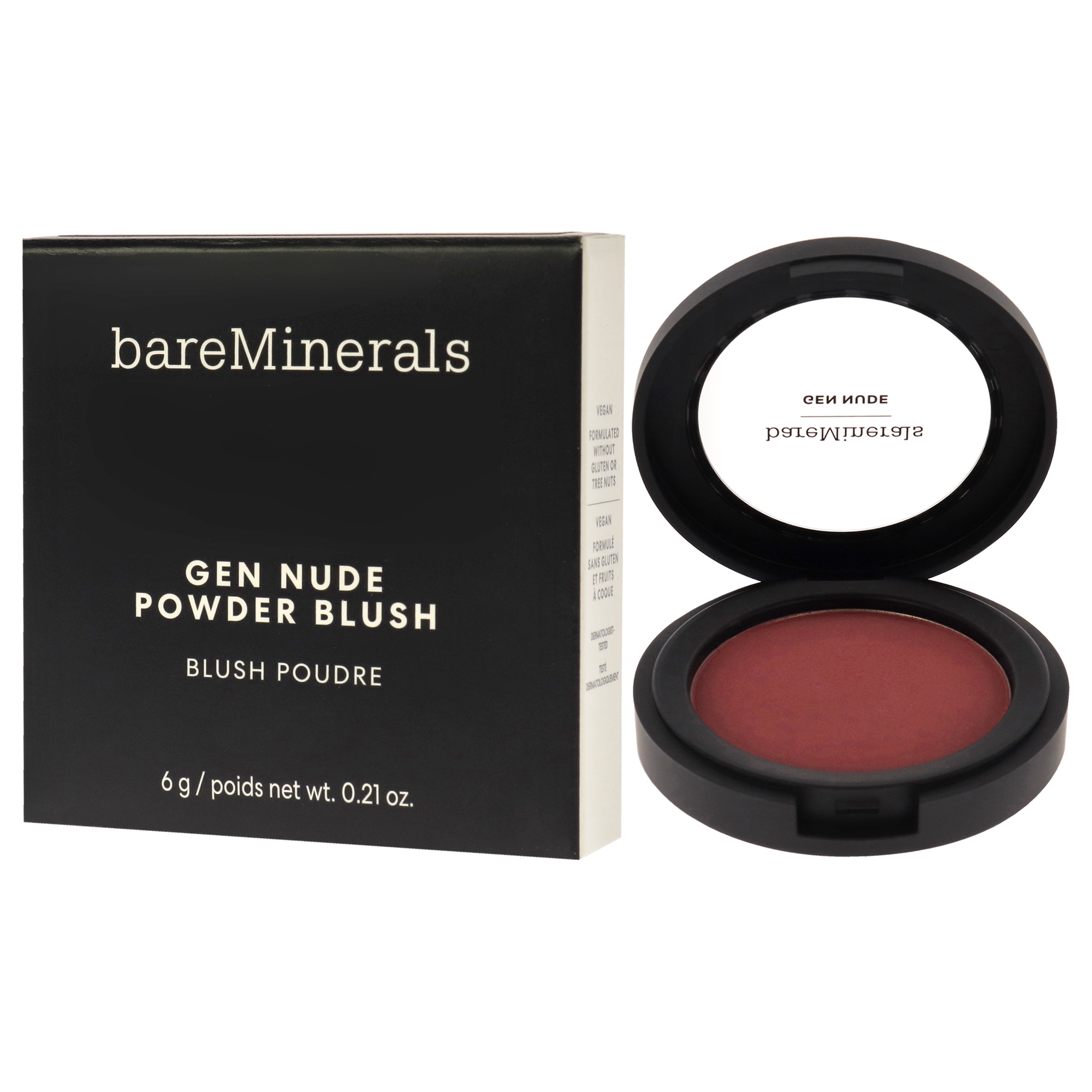 Foto 5 pulgar | Colorete Bareminerals Gen Nude Merlot Fo - Venta Internacional.