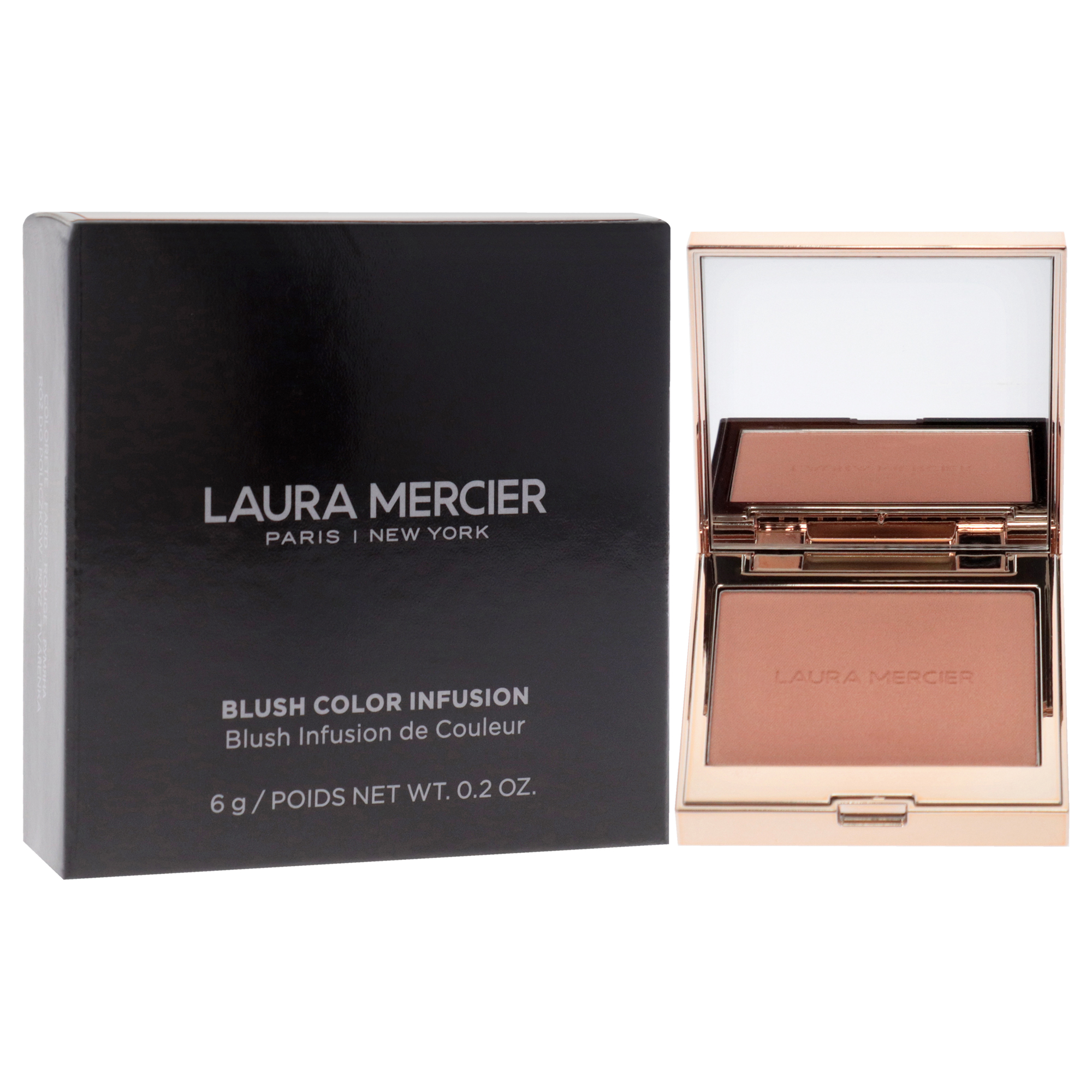 Foto 4 pulgar | Rubor Laura Mercier Color Infusion Peach Shimmer Para Mujer - Venta Internacional.