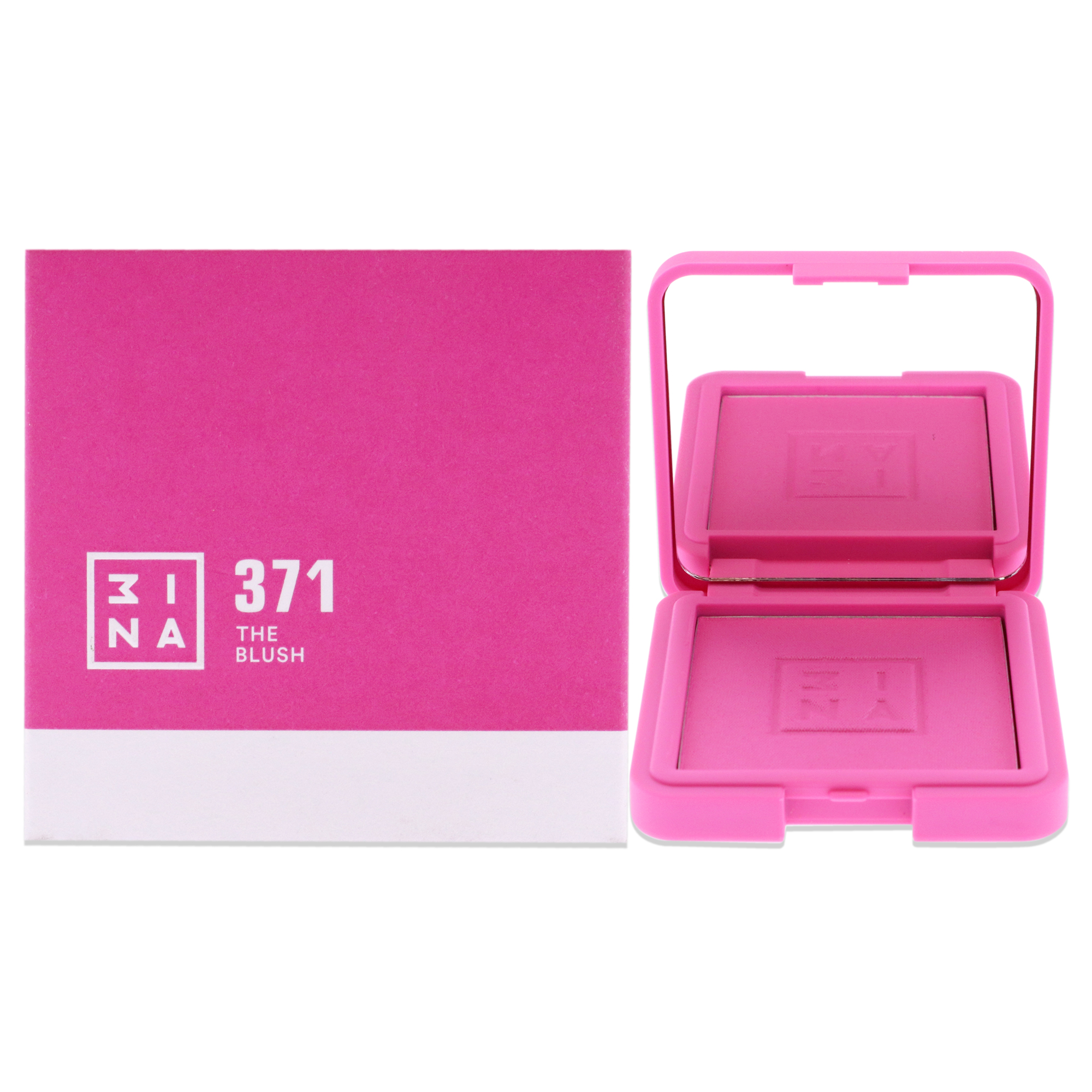 Rubor 3ina 371 Rosa Vivid Pink A Base De Minerales, 7,5 Ml - Venta Internacional.