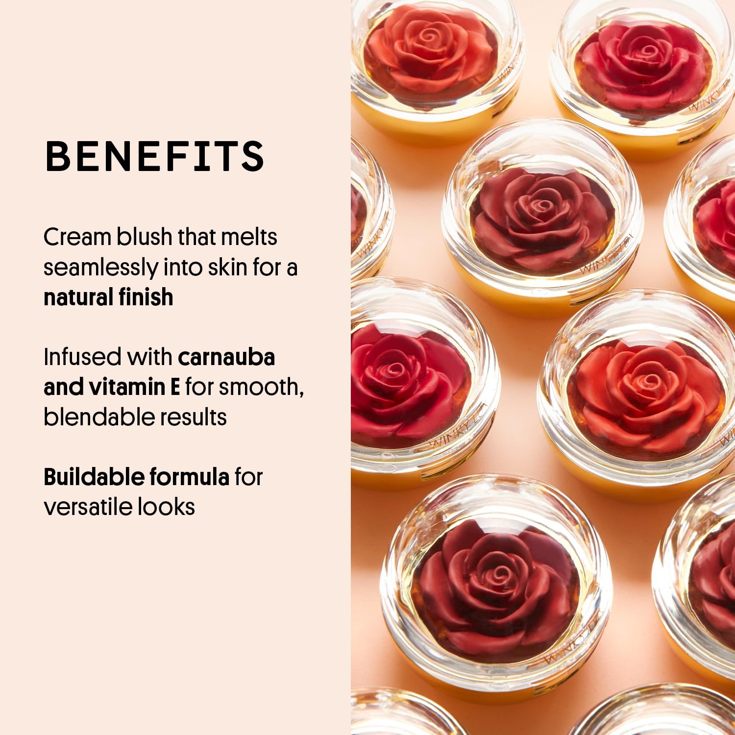 Foto 3 | Colorete En Crema Winky Lux Cheeky Rose Con Vitamina E - Venta Internacional.