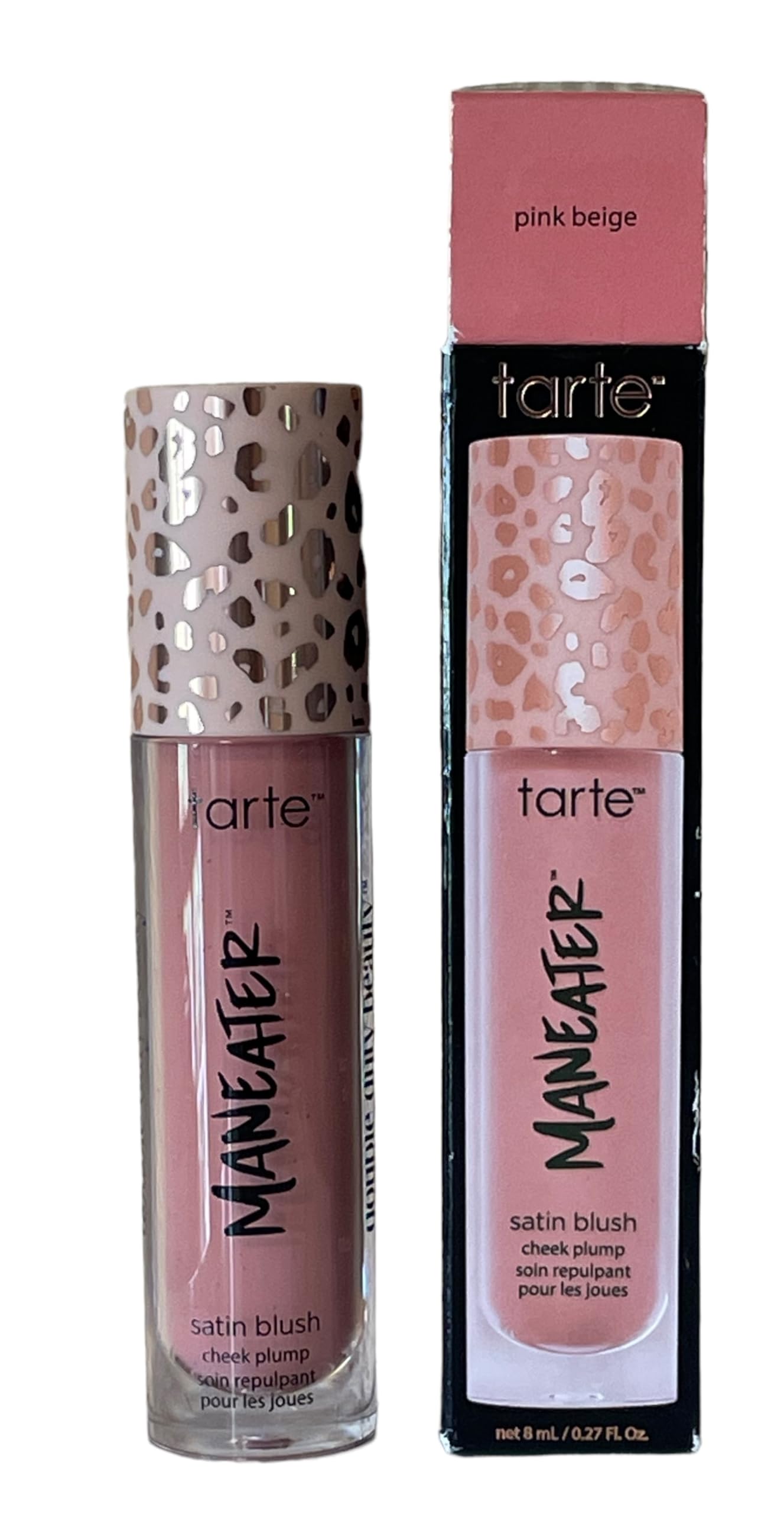 Blush Tarte Maneater, Mejillas Satinadas, Rosa Y Beige, 8 Ml - Venta Internacional.