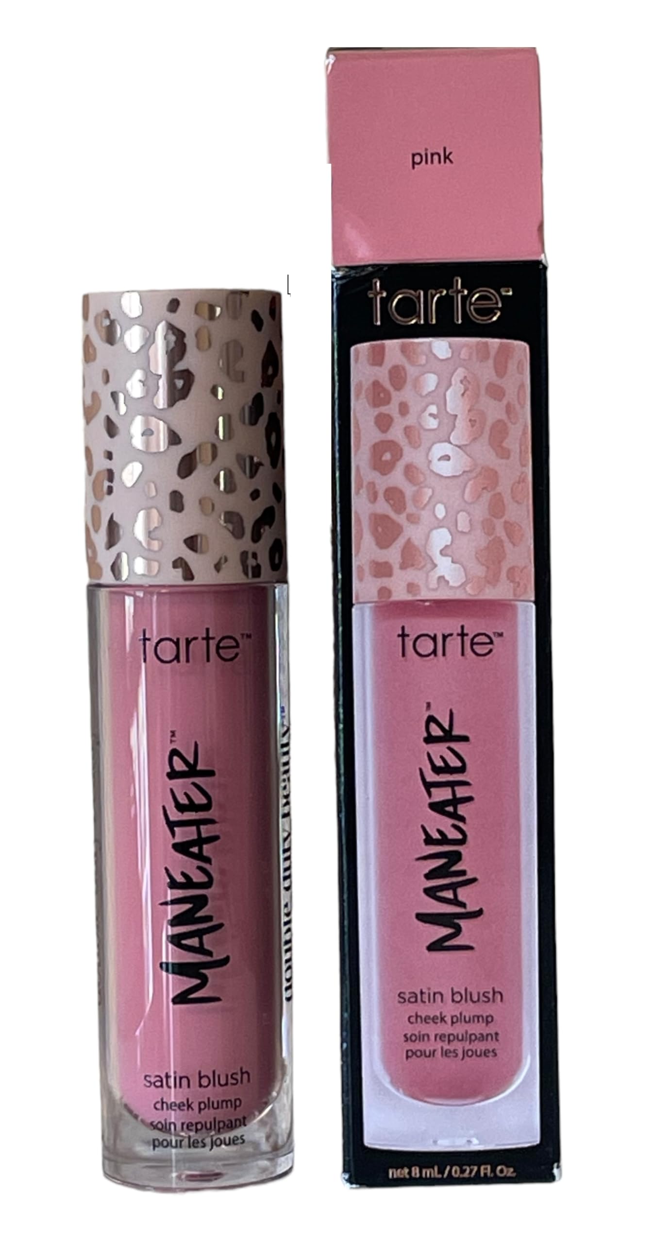 Blush Tarte Maneater, Mejillas Satinadas, Rosa Regordete, 8 Ml, Tamaño Completo - Venta Internacional.